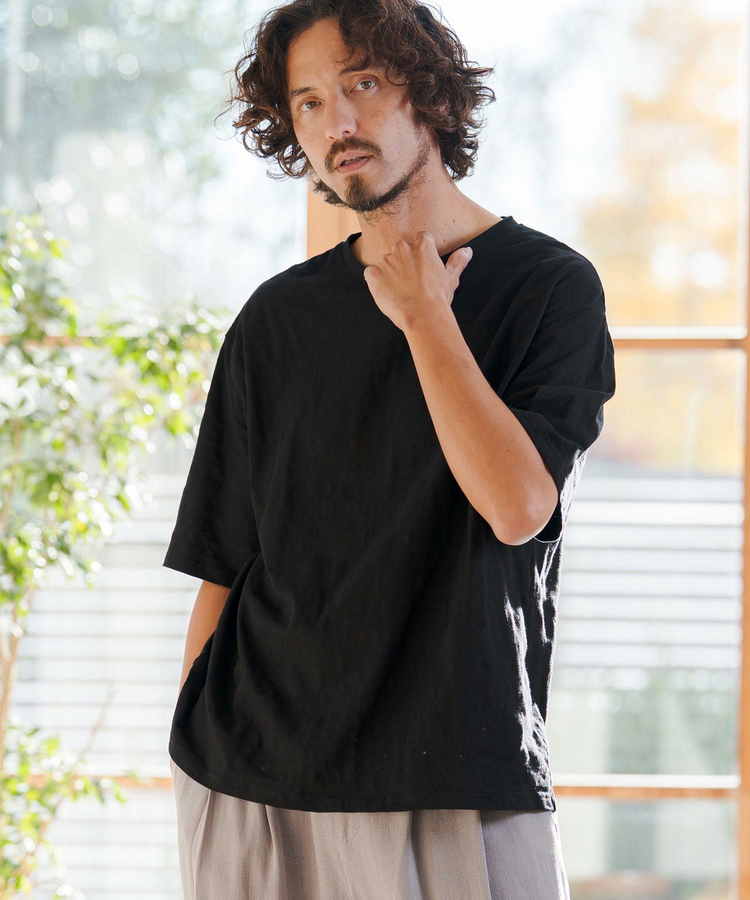 CAMBIO(カンビオ)】ベーシックスラブTシャツ(CMB-R0204) | CAMBIO カンビオ