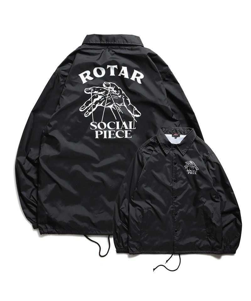 ROTAR(ローター)】ROTAR Lightning LOGO coach JKT コーチジャケット