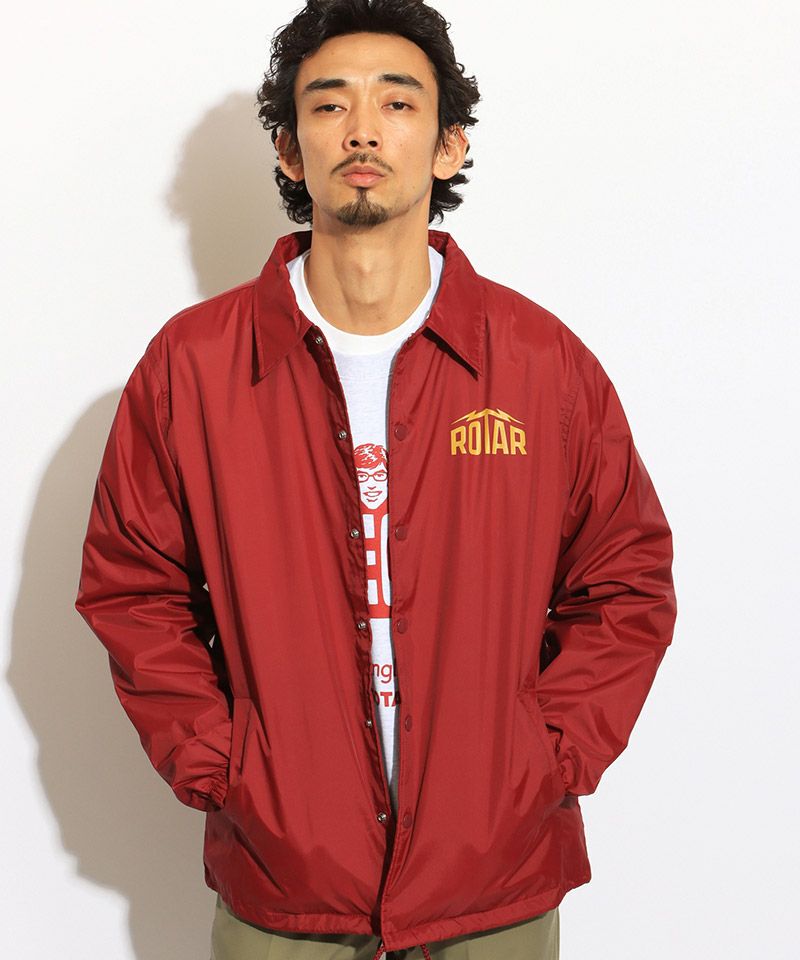 ROTAR(ローター)】ROTAR Lightning LOGO coach JKT コーチジャケット 