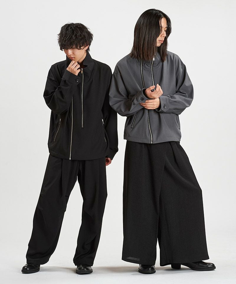NO ID.(ノーアイディー)】W-ZIP BIGﾄﾗｯｸBLZ ブルゾン(458006-397B