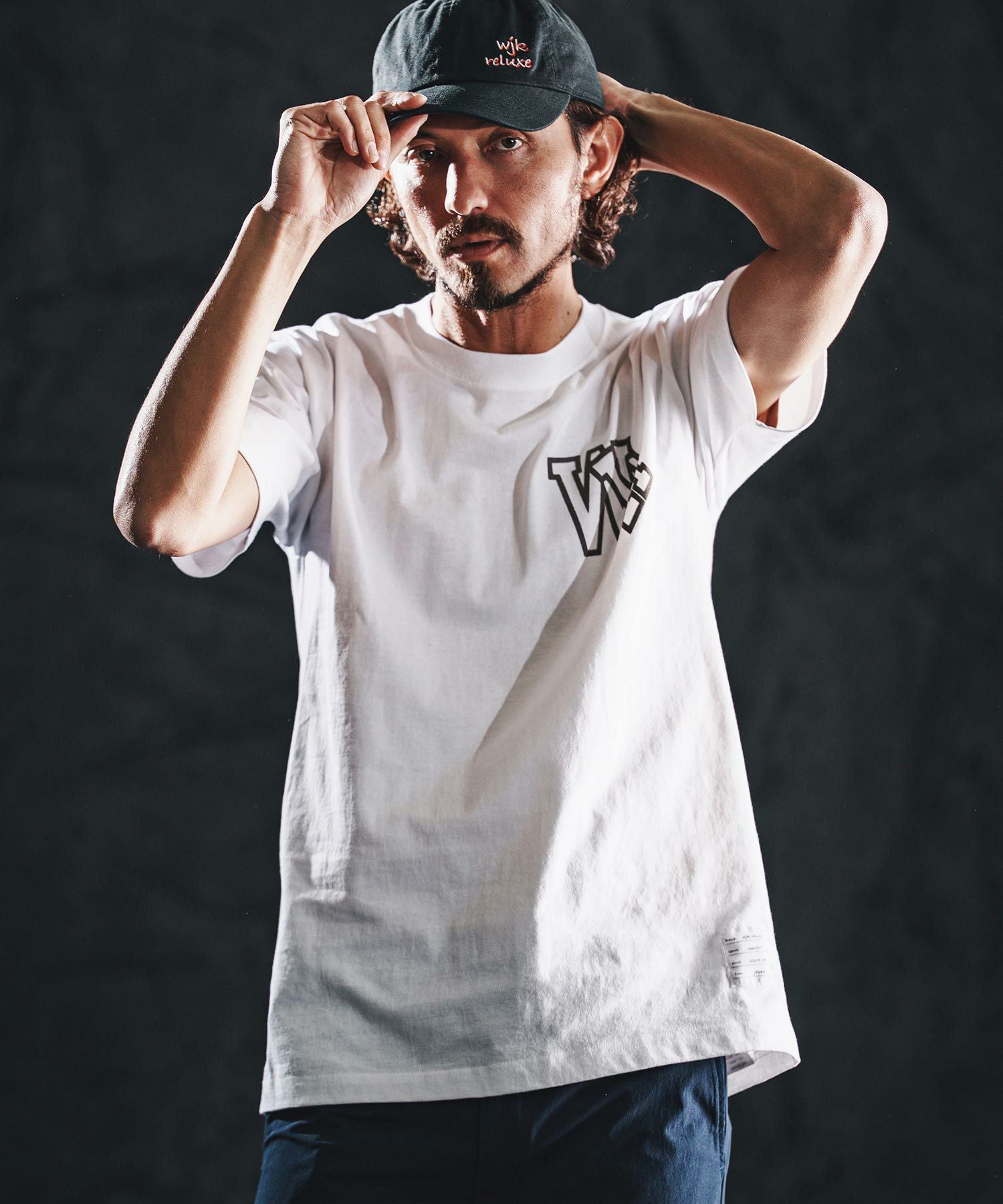 wjk reluxe】initial print SS tee Tシャツ(WR26S-31) | CAMBIO カンビオ