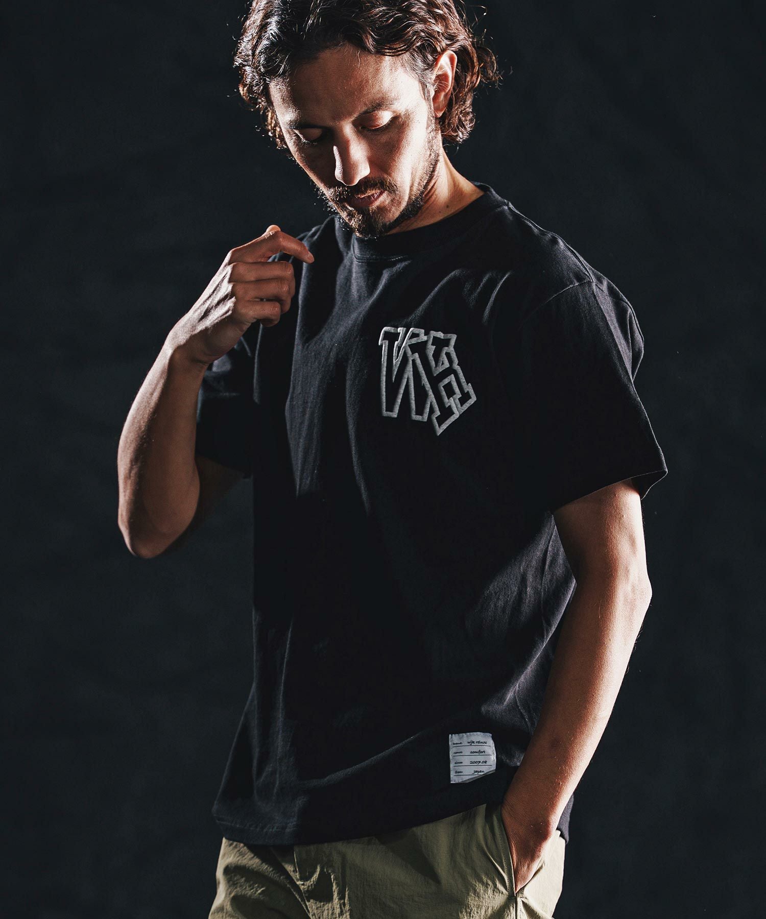 wjk reluxe】initial print SS tee Tシャツ(WR26S-31) | CAMBIO カンビオ
