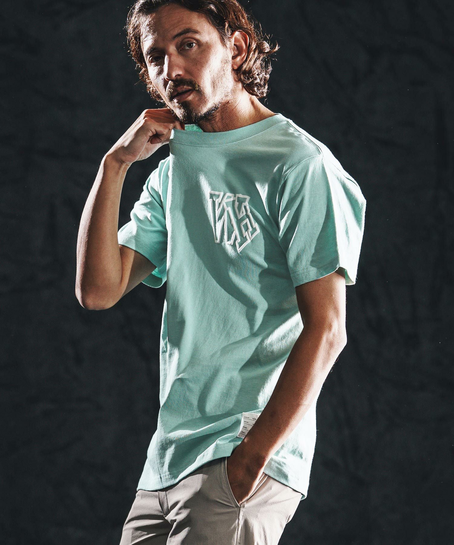 wjk reluxe】initial print SS tee Tシャツ(WR26S-31) | CAMBIO カンビオ