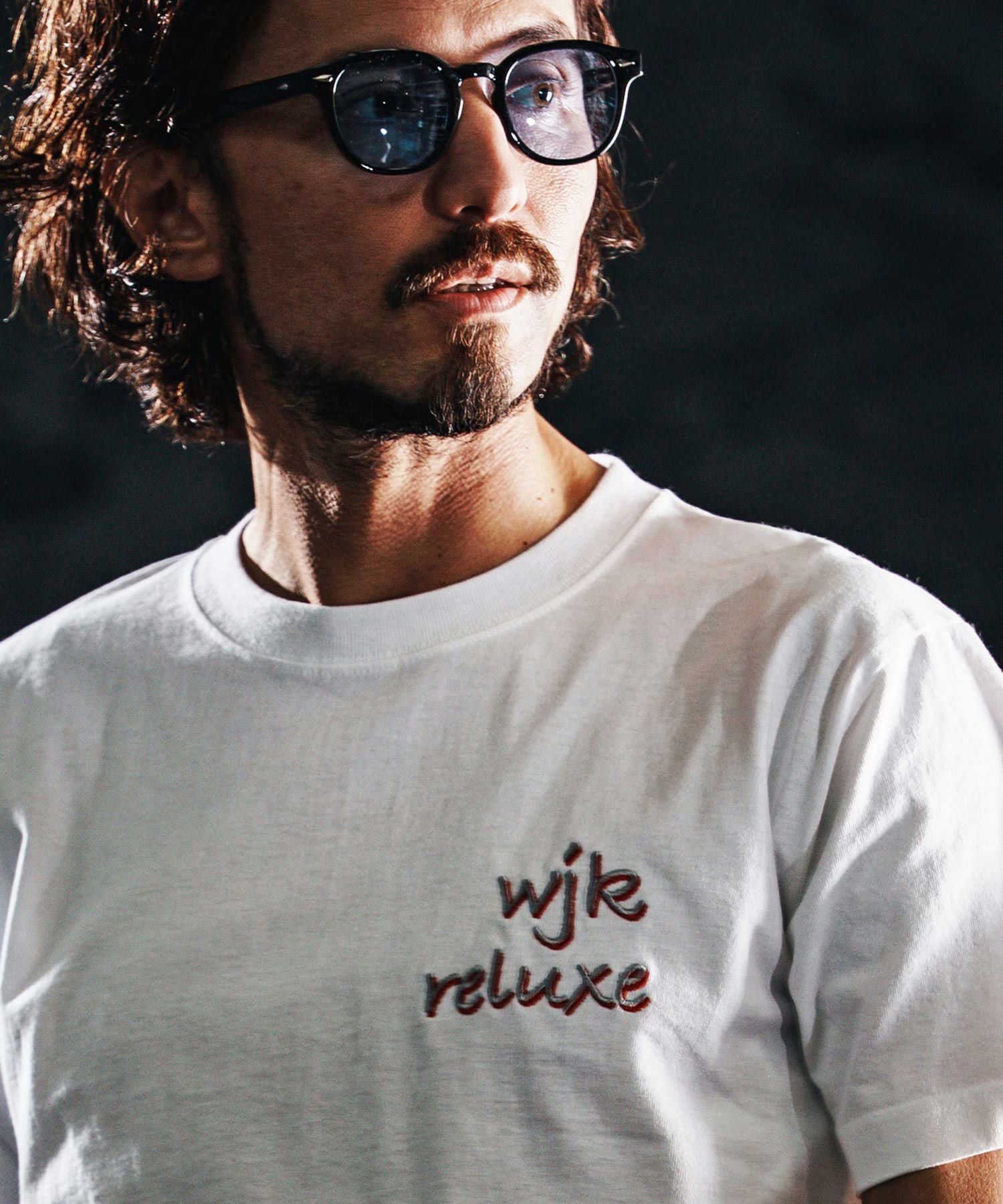 wjk reluxe】dry touch embroidery SS tee Tシャツ(WR26S-24) | CAMBIO