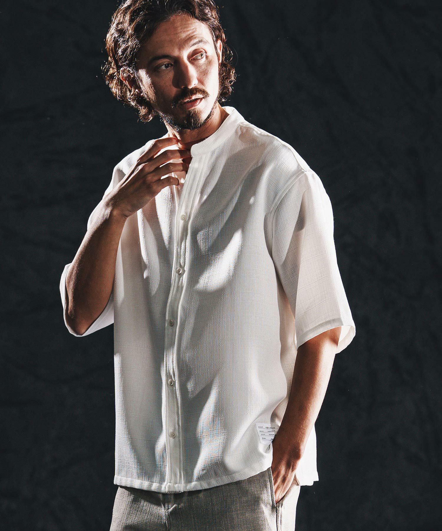 wjk】comfy skipper polo H-S スキッパーポロシャツ(6888 kn30h