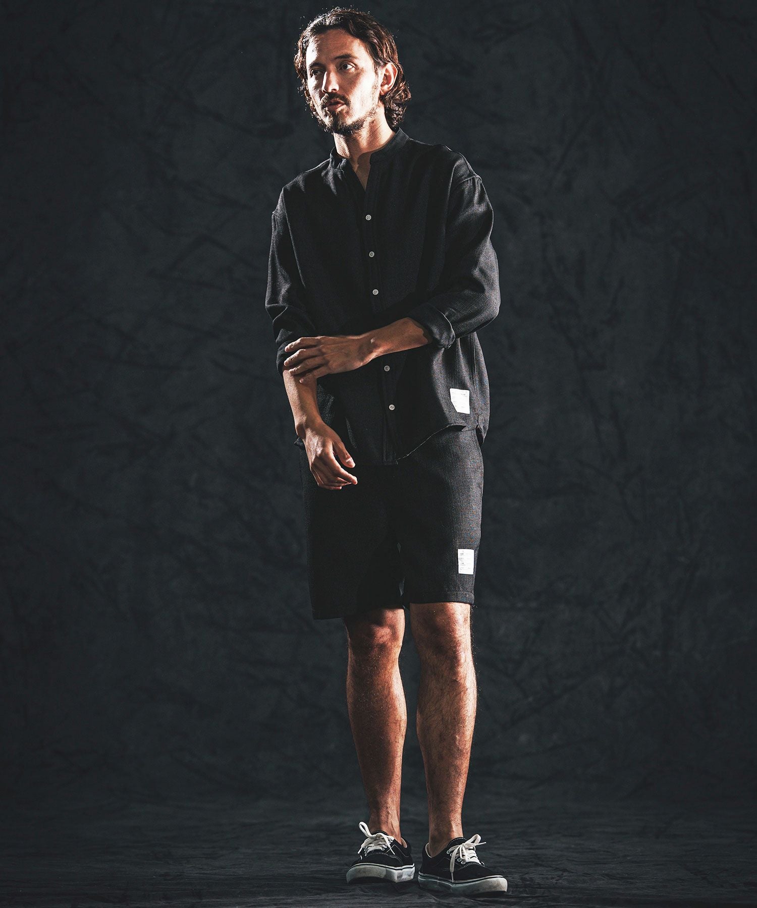 wjk reluxe】linen like V neck LS shirts シャツ(WR26S-15) | CAMBIO