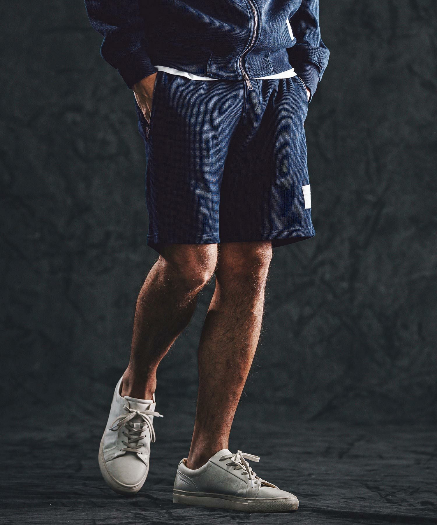 wjk reluxe】indigo waffle shorts ショートパンツ(WR26S-04) | CAMBIO
