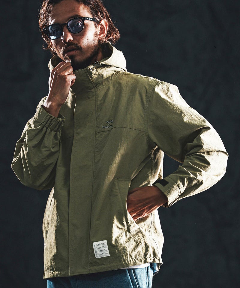 wjk reluxe】shrink nylon parka ナイロンパーカー(WR26S-19) | CAMBIO 