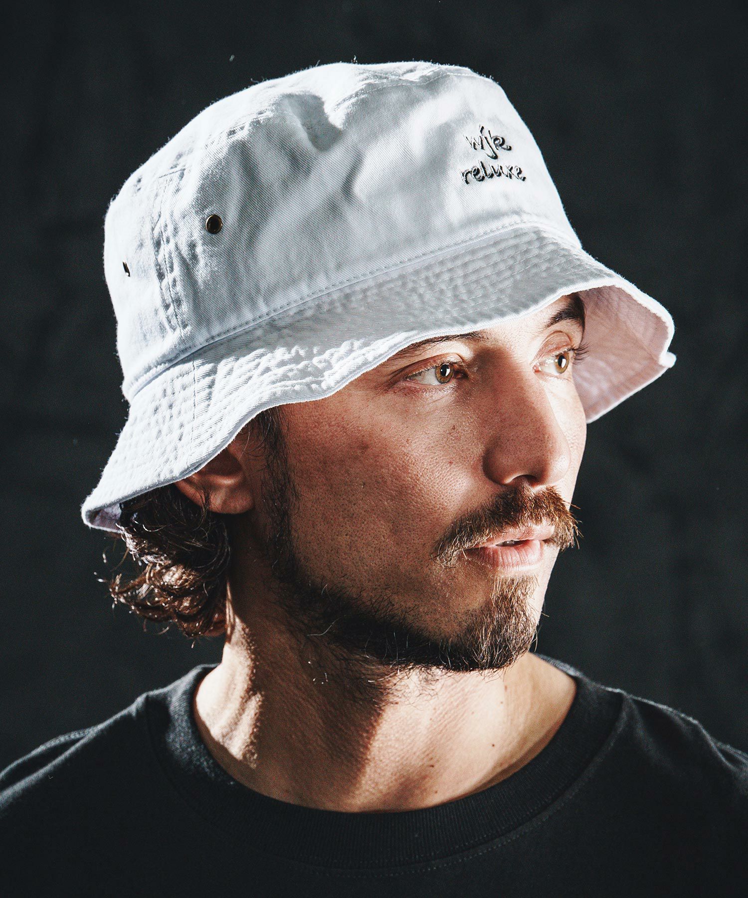 rajabrooke バケットハット　菊池 wjk reluxe】logo embroidery bucket hat バケットハット(WR26S-32