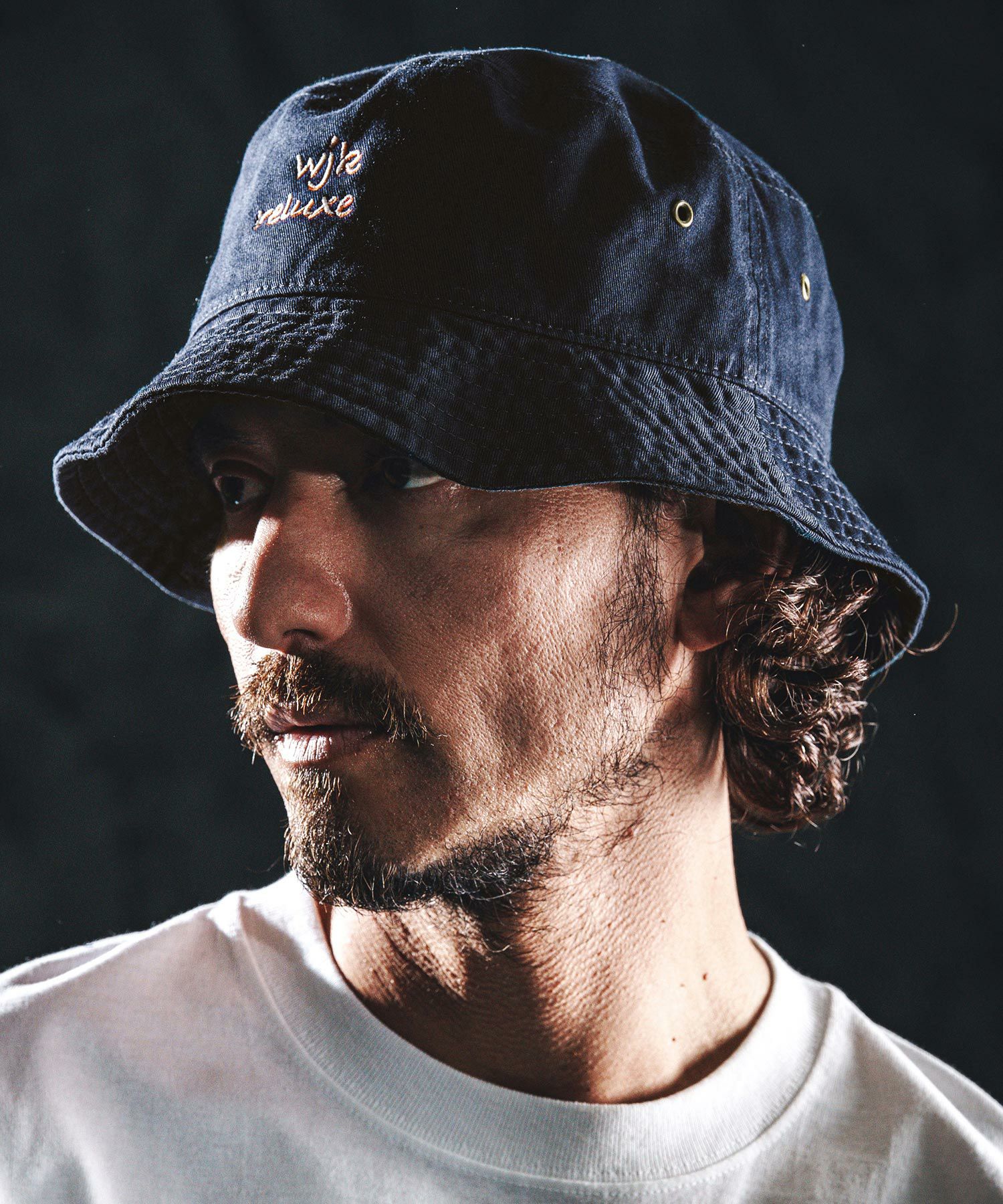 wjk reluxe】logo embroidery bucket hat バケットハット(WR26S-32