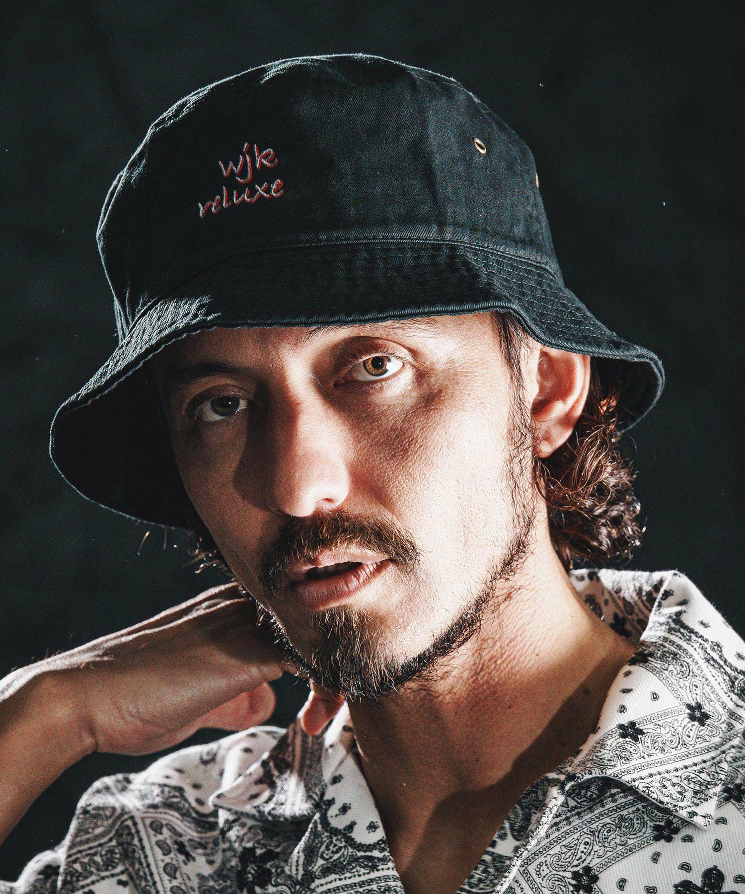 wjk reluxe】logo embroidery bucket hat バケットハット(WR26S-32