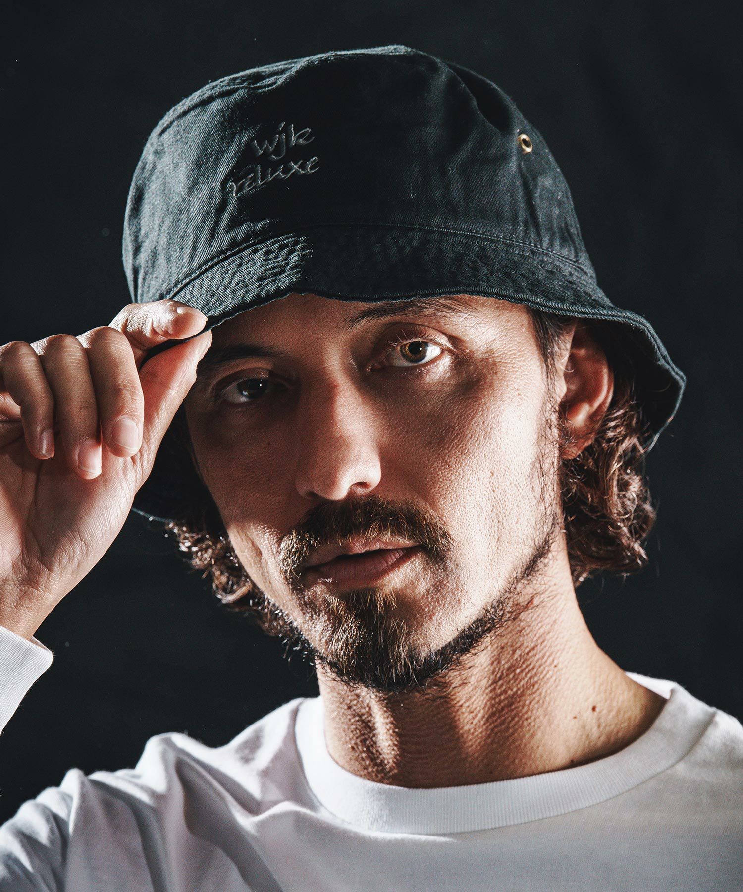 wjk reluxe】logo embroidery bucket hat バケットハット(WR26S-32