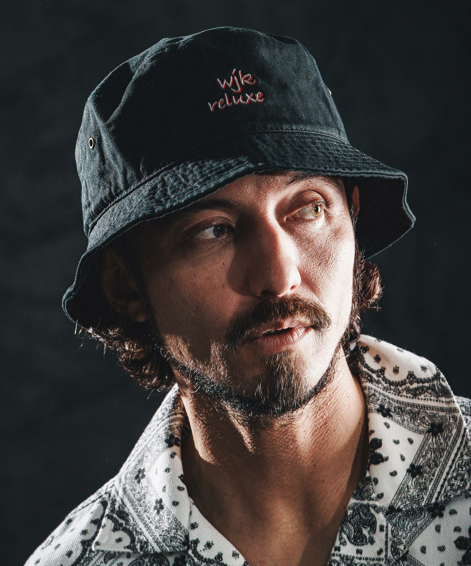 wjk reluxe】logo embroidery bucket hat バケットハット(WR26S-32
