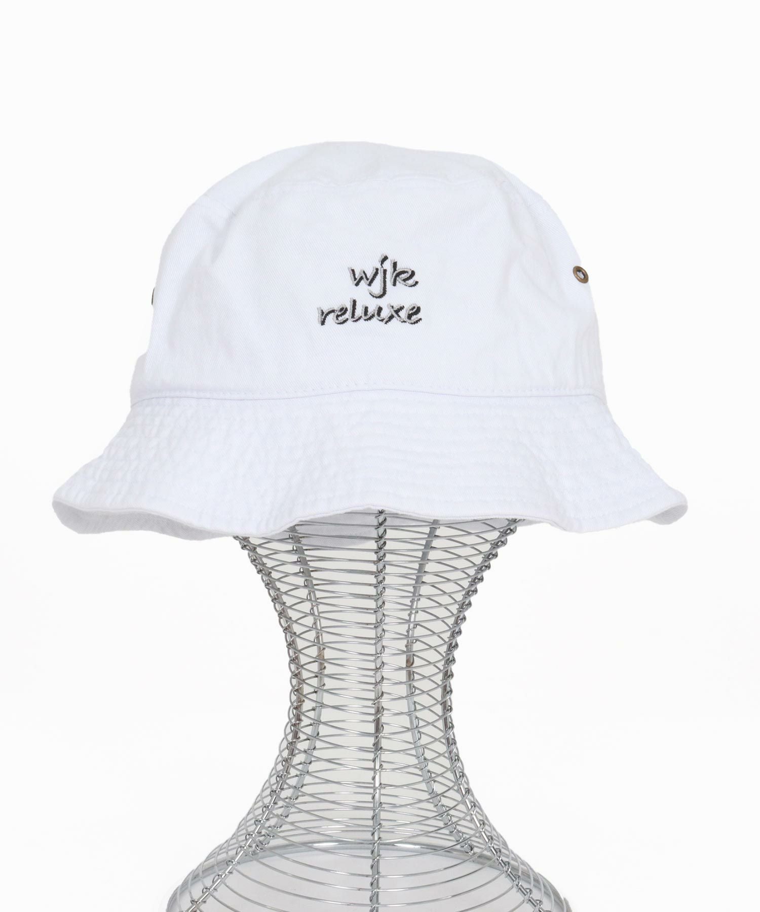 wjk reluxe】logo embroidery bucket hat バケットハット(WR26S-32