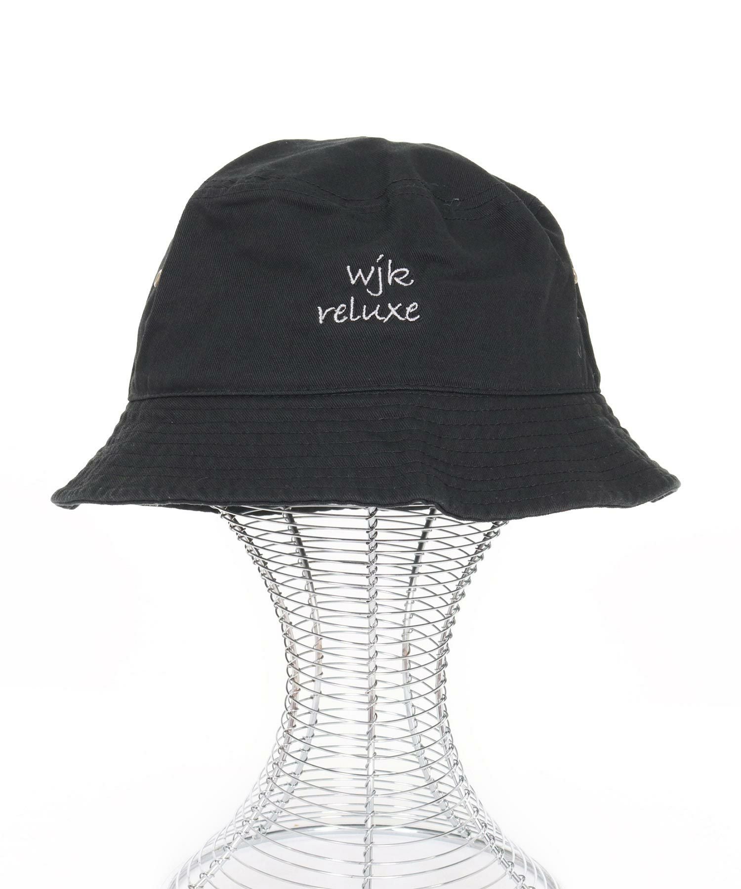 wjk reluxe】logo embroidery bucket hat バケットハット(WR26S-32