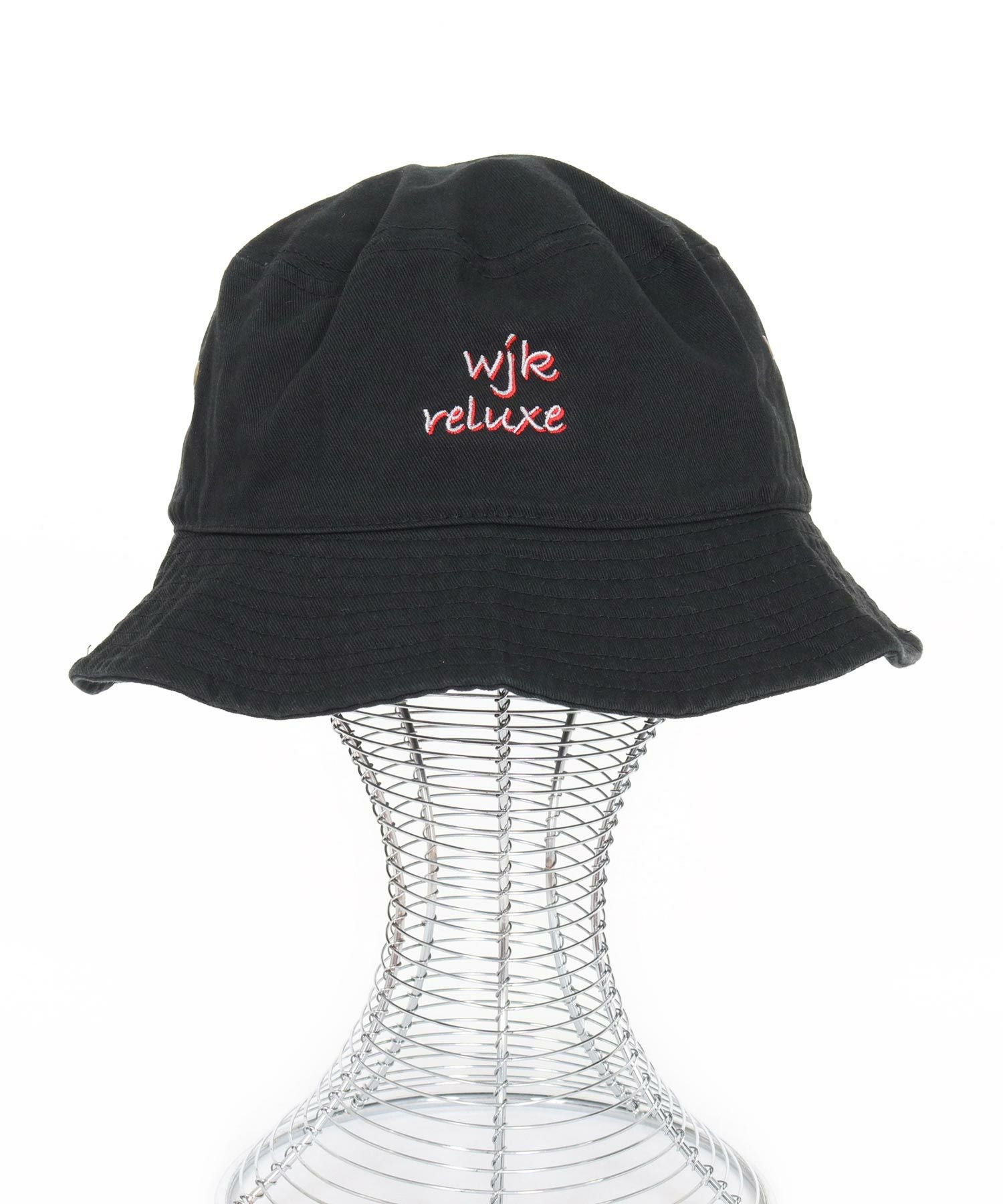 wjk reluxe】logo embroidery bucket hat バケットハット(WR26S-32