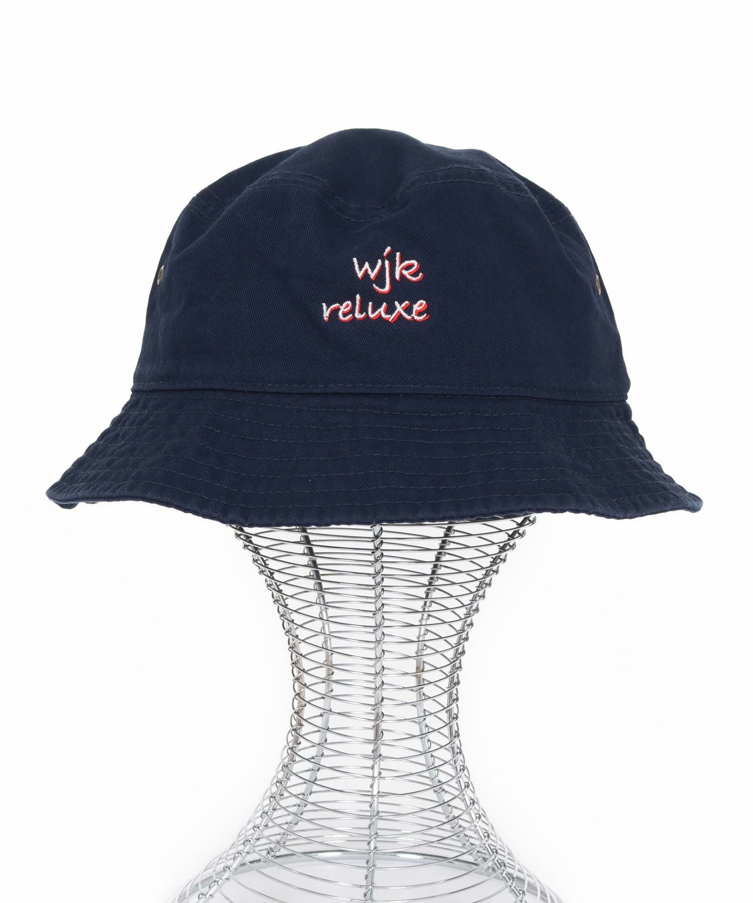 wjk reluxe】logo embroidery bucket hat バケットハット(WR26S-32