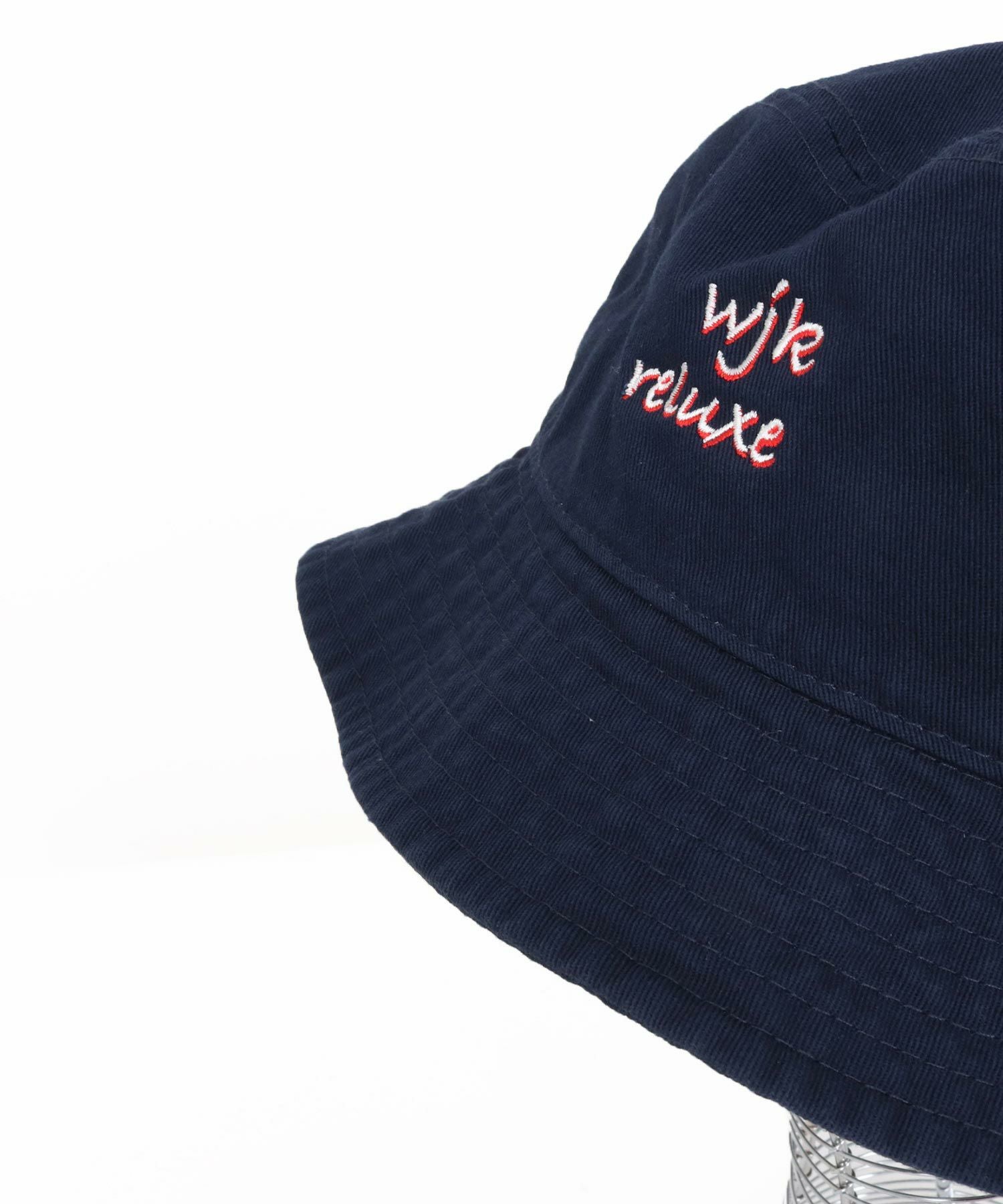 wjk reluxe】logo embroidery bucket hat バケットハット(WR26S-32
