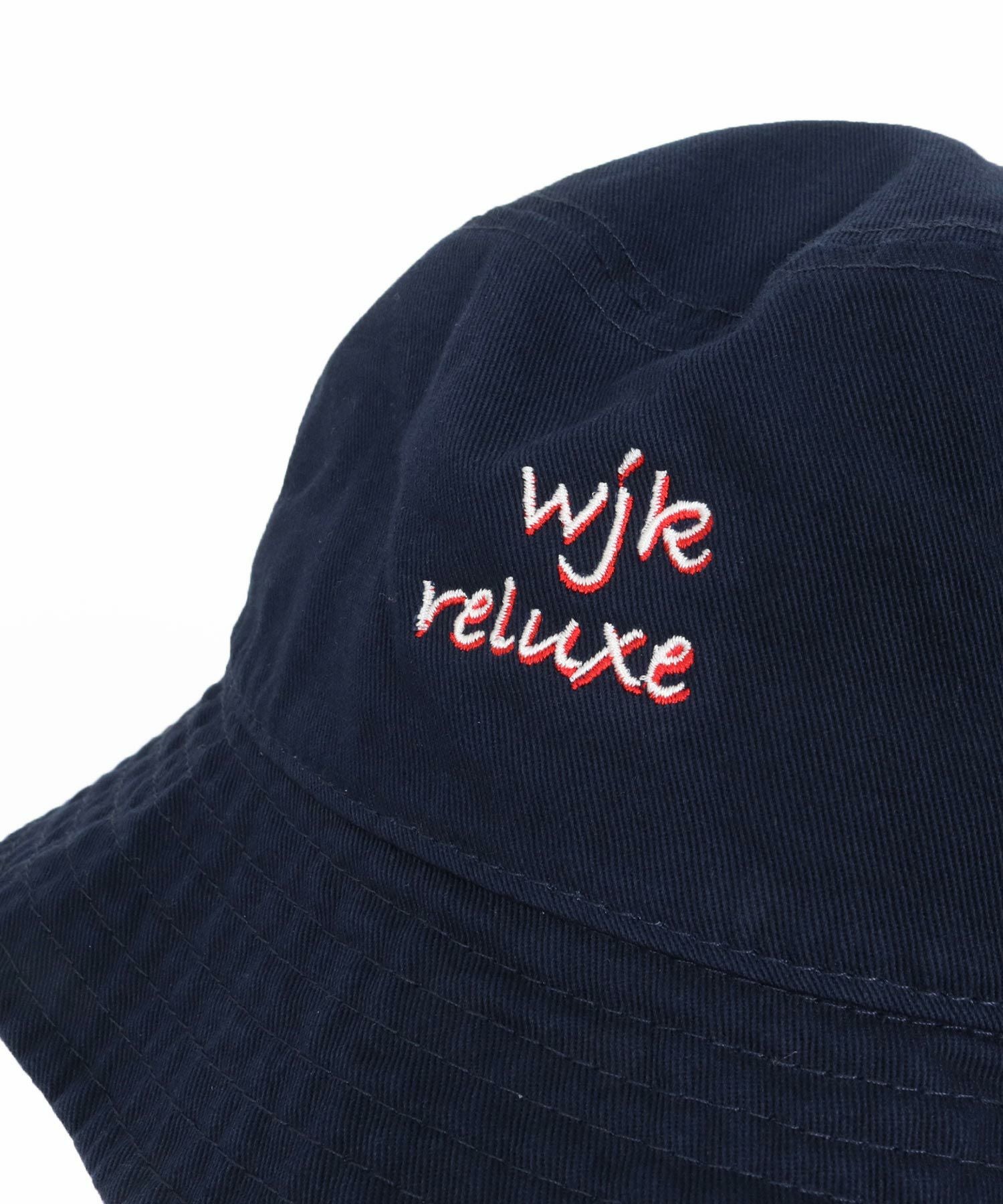 wjk reluxe】logo embroidery bucket hat バケットハット(WR26S-32