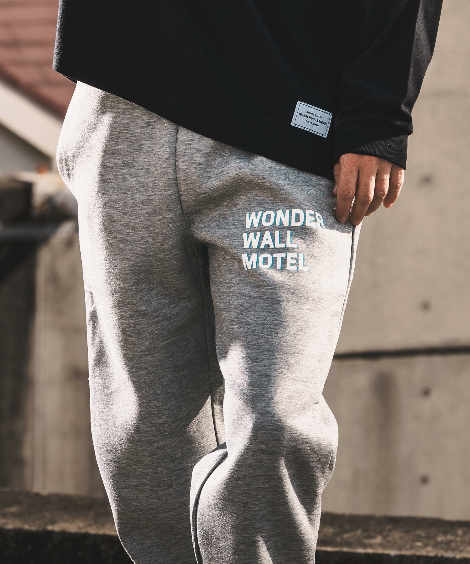 30%OFF【WONDER WALL MOTEL(ワンダーウォールモーテル)】Tapered Sweat