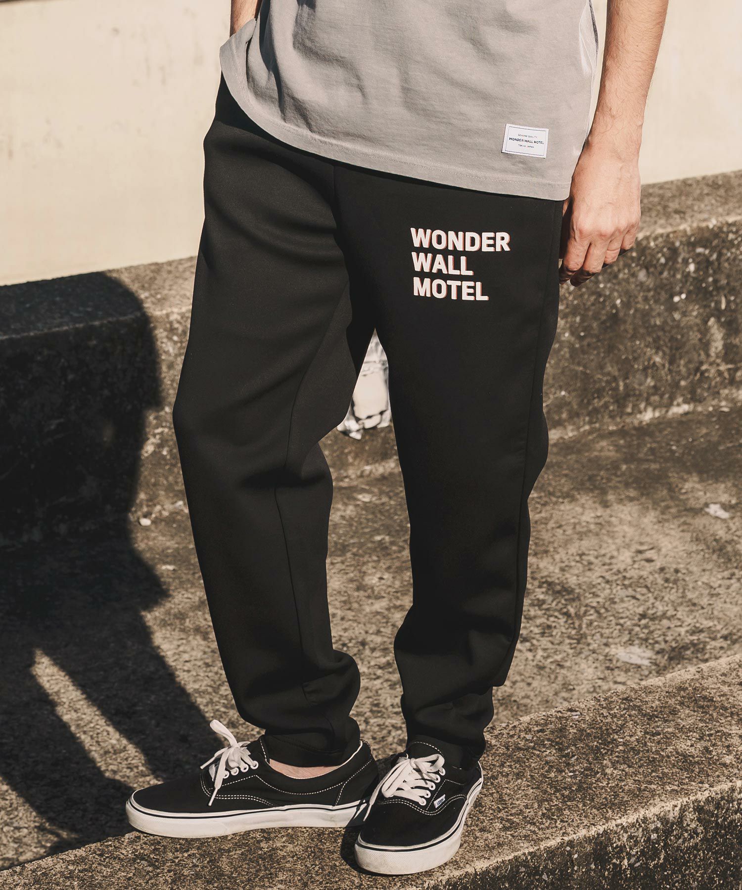 30%OFF【WONDER WALL MOTEL(ワンダーウォールモーテル)】Tapered Sweat