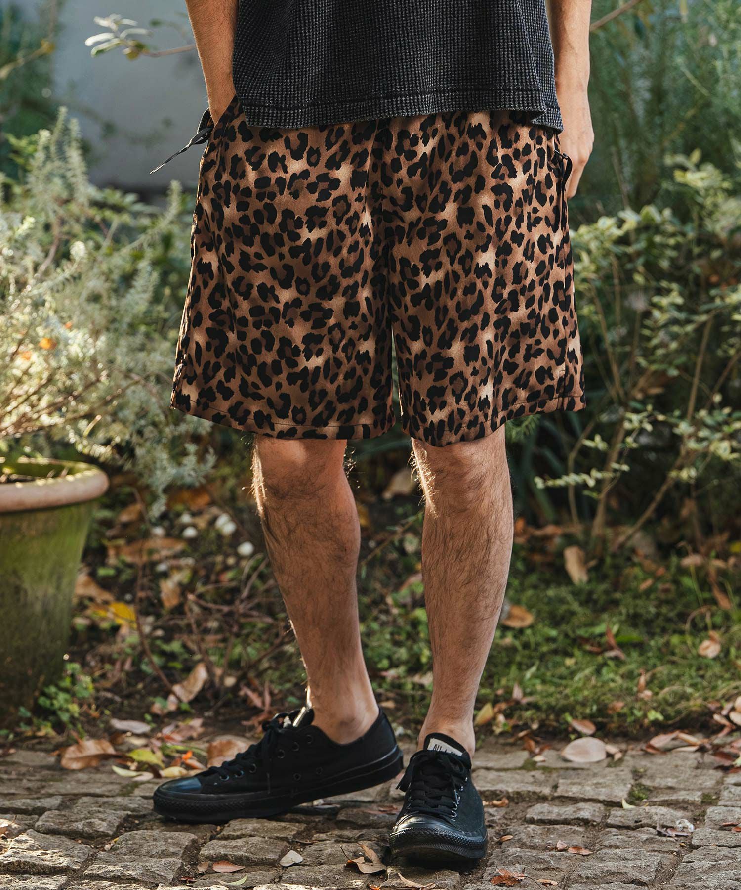 CAMBIO(カンビオ)】Leopard Short Pants レオパードショートパンツ