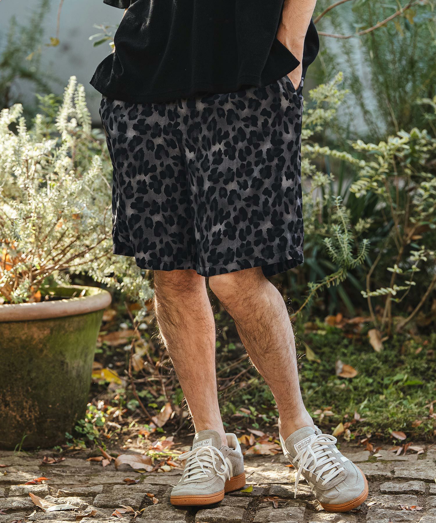 CAMBIO(カンビオ)】Leopard Short Pants レオパードショートパンツ
