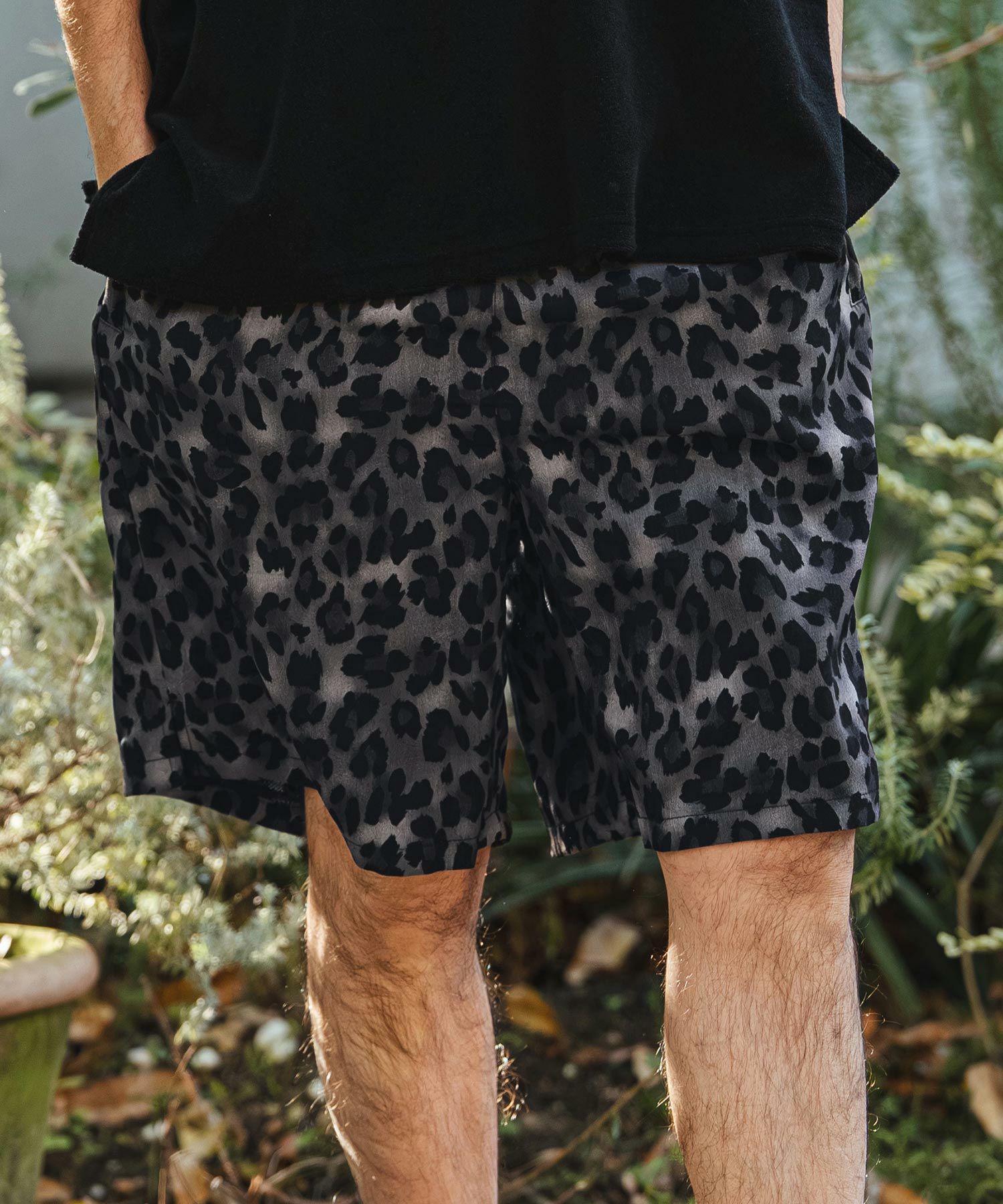 CAMBIO(カンビオ)】Leopard Short Pants レオパードショートパンツ