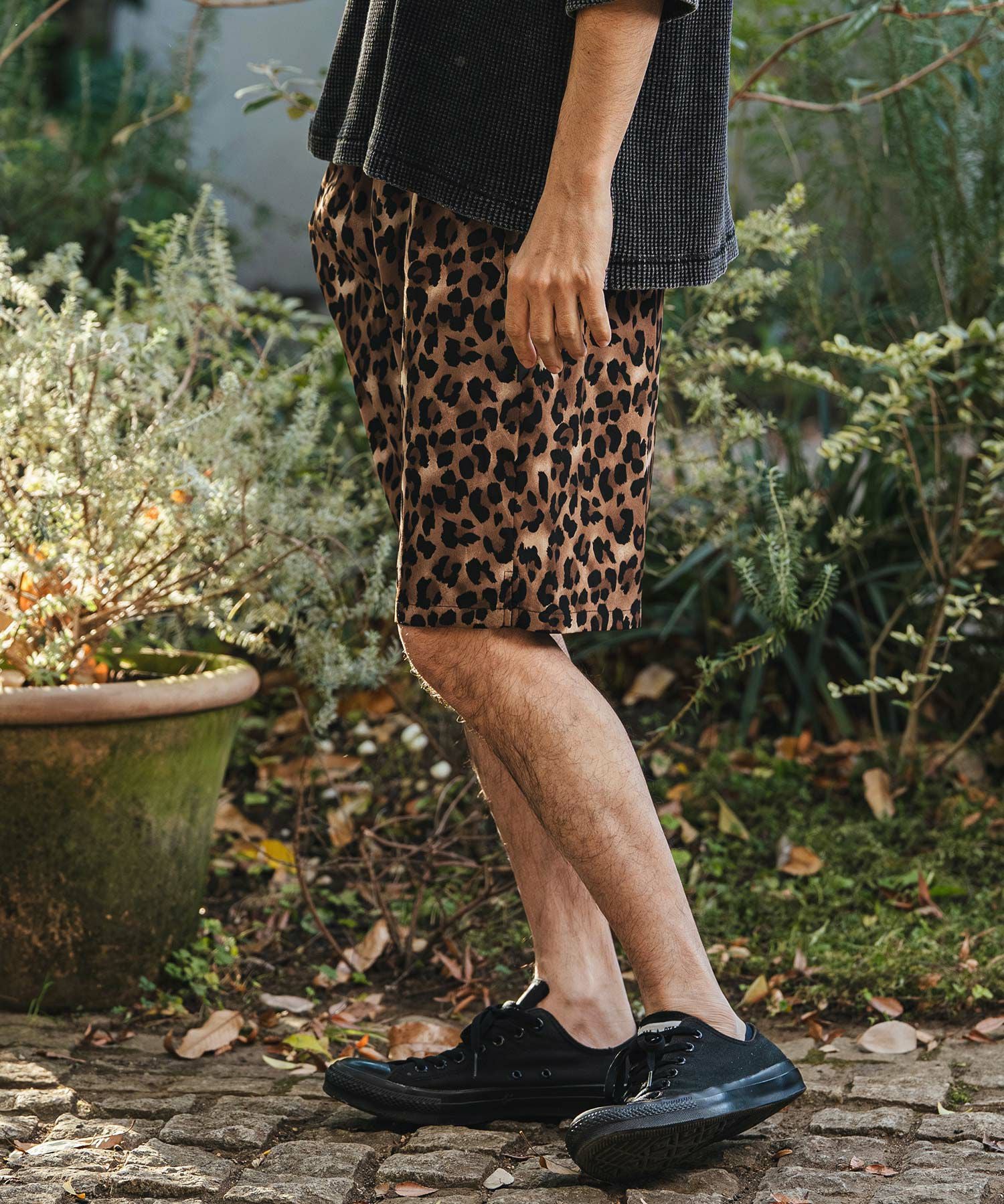 CAMBIO(カンビオ)】Leopard Short Pants レオパードショートパンツ