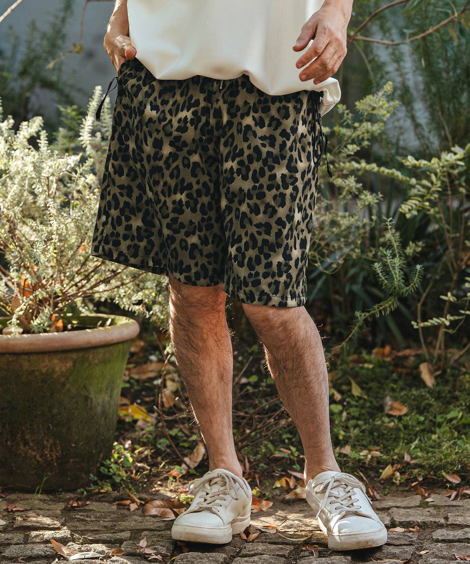 CAMBIO(カンビオ)】Leopard Short Pants レオパードショートパンツ
