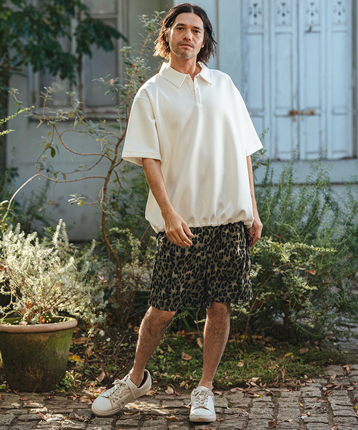 CAMBIO(カンビオ)】Leopard Short Pants レオパードショートパンツ
