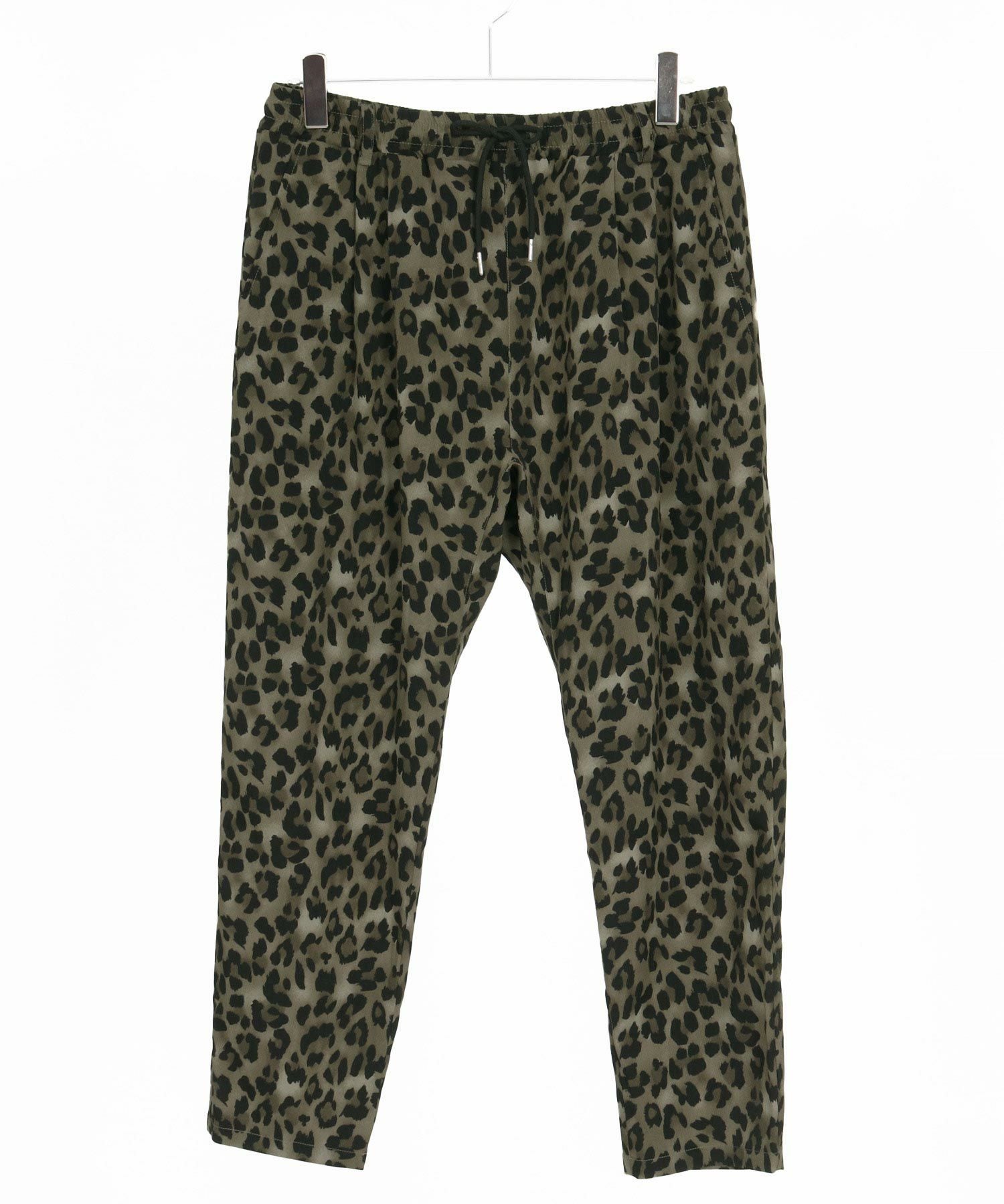 CAMBIO(カンビオ)】Leopard Relax Pants レオパードイージーパンツ