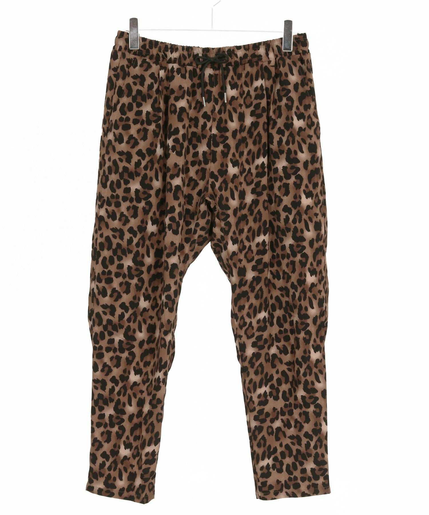 CAMBIO(カンビオ)】Leopard Relax Pants レオパードイージーパンツ