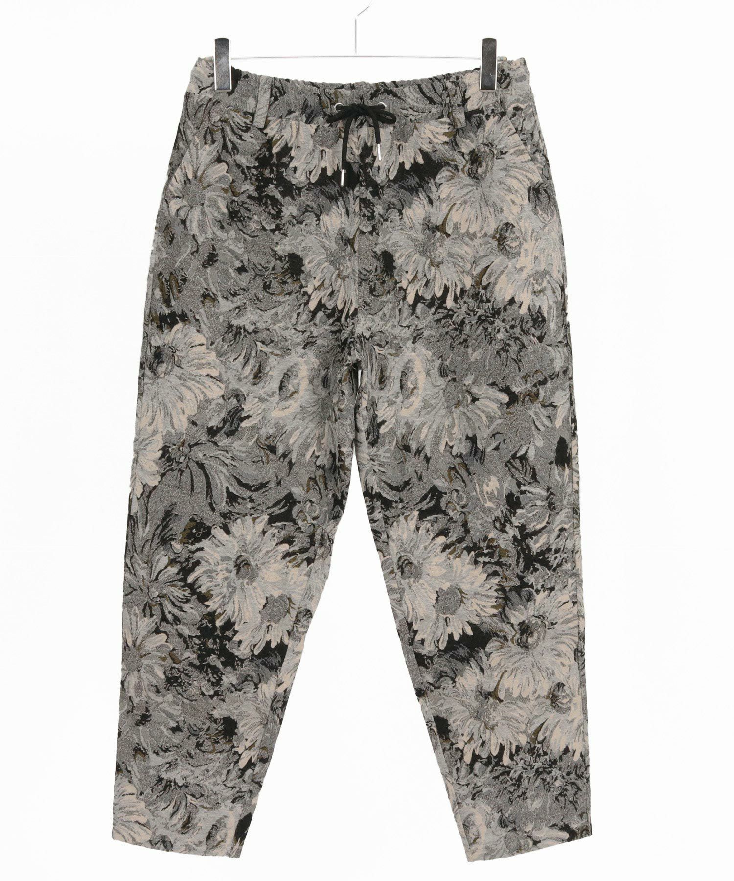 CAMBIO(カンビオ)】Botanical Gobelin Textile Wide Balloon Pants