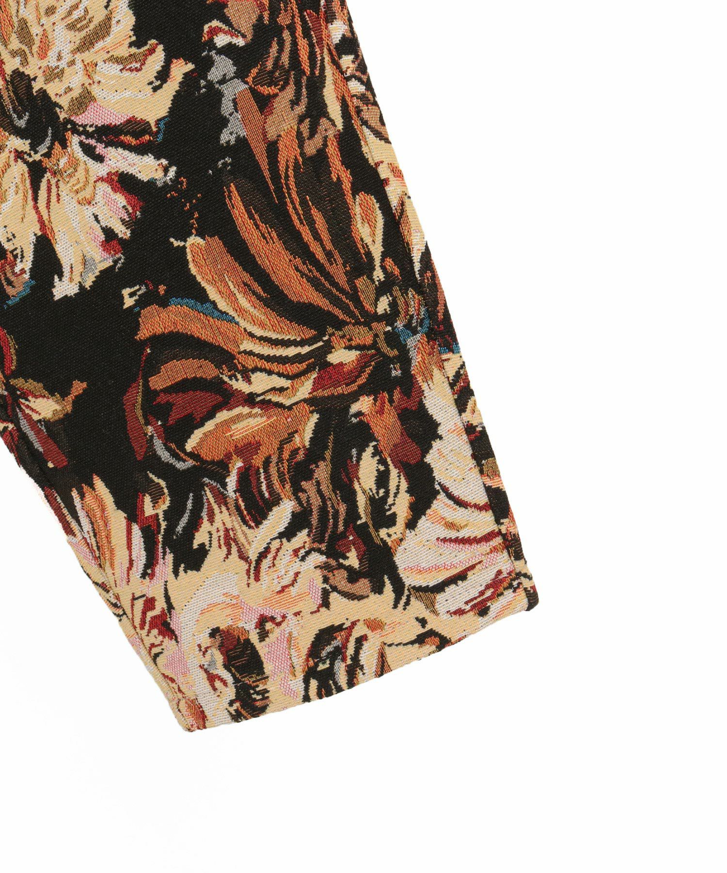 CAMBIO(カンビオ)】Botanical Gobelin Textile Wide Balloon Pants