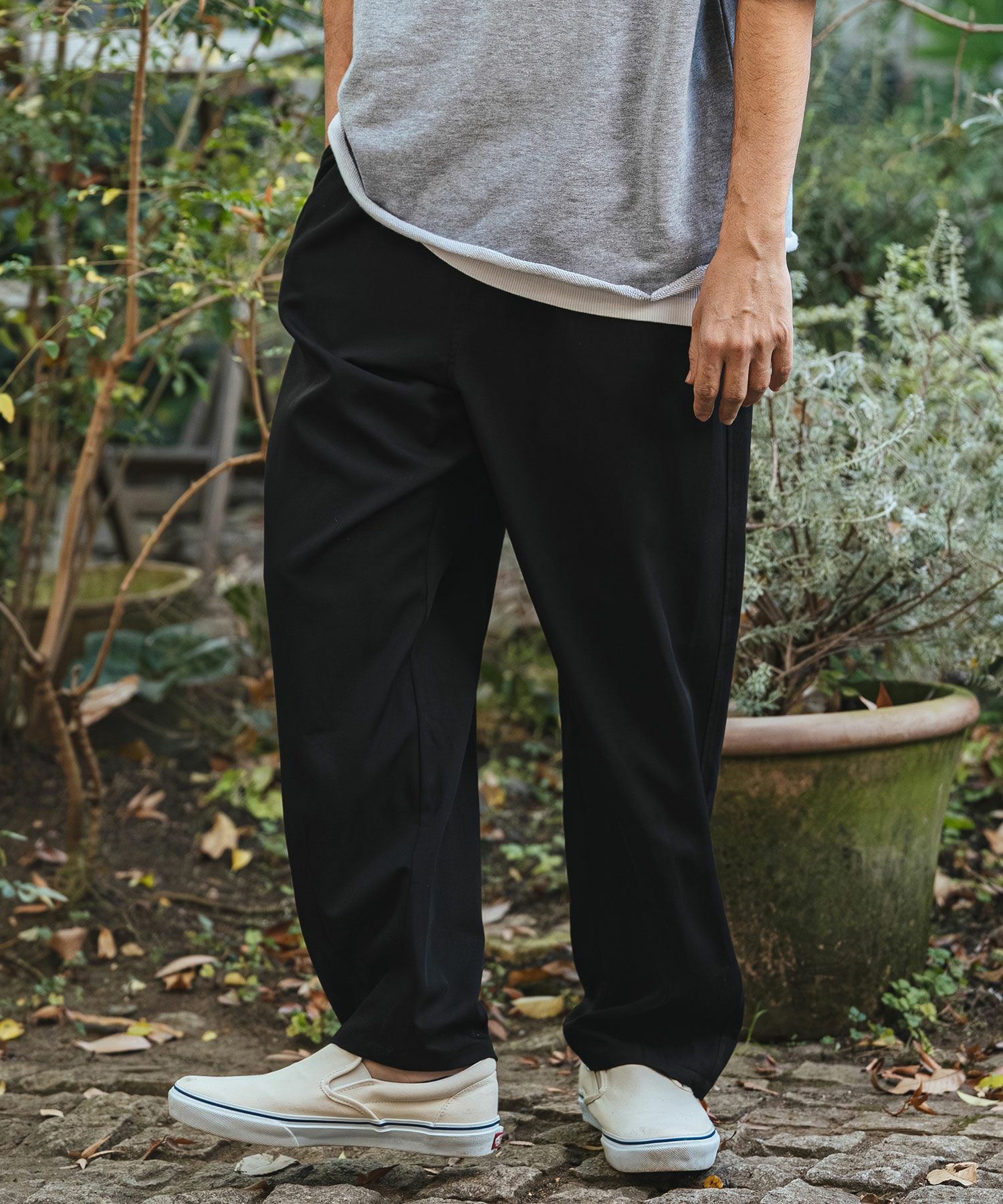 CAMBIO(カンビオ)】Waist Switch Easy Pants イージースラックスパンツ