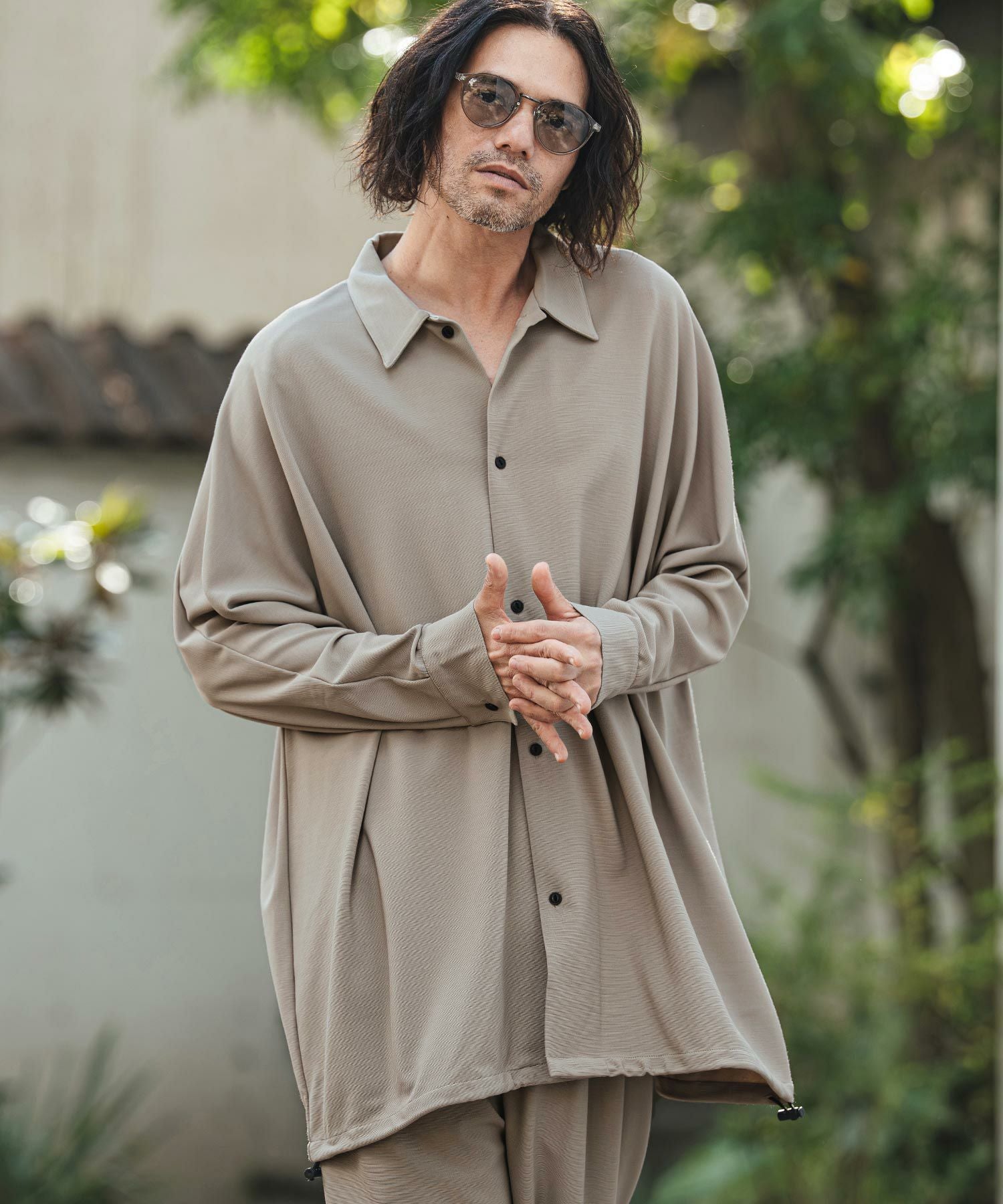CAMBIO(カンビオ)】Ripple Dolman Sleeve Shirts ドルマンスリーブ