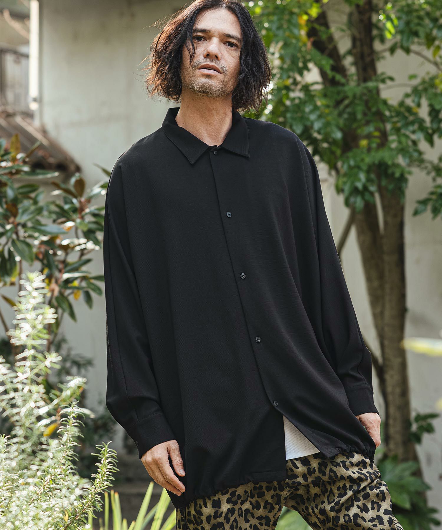 CAMBIO(カンビオ)】Ripple Dolman Sleeve Shirts ドルマンスリーブ