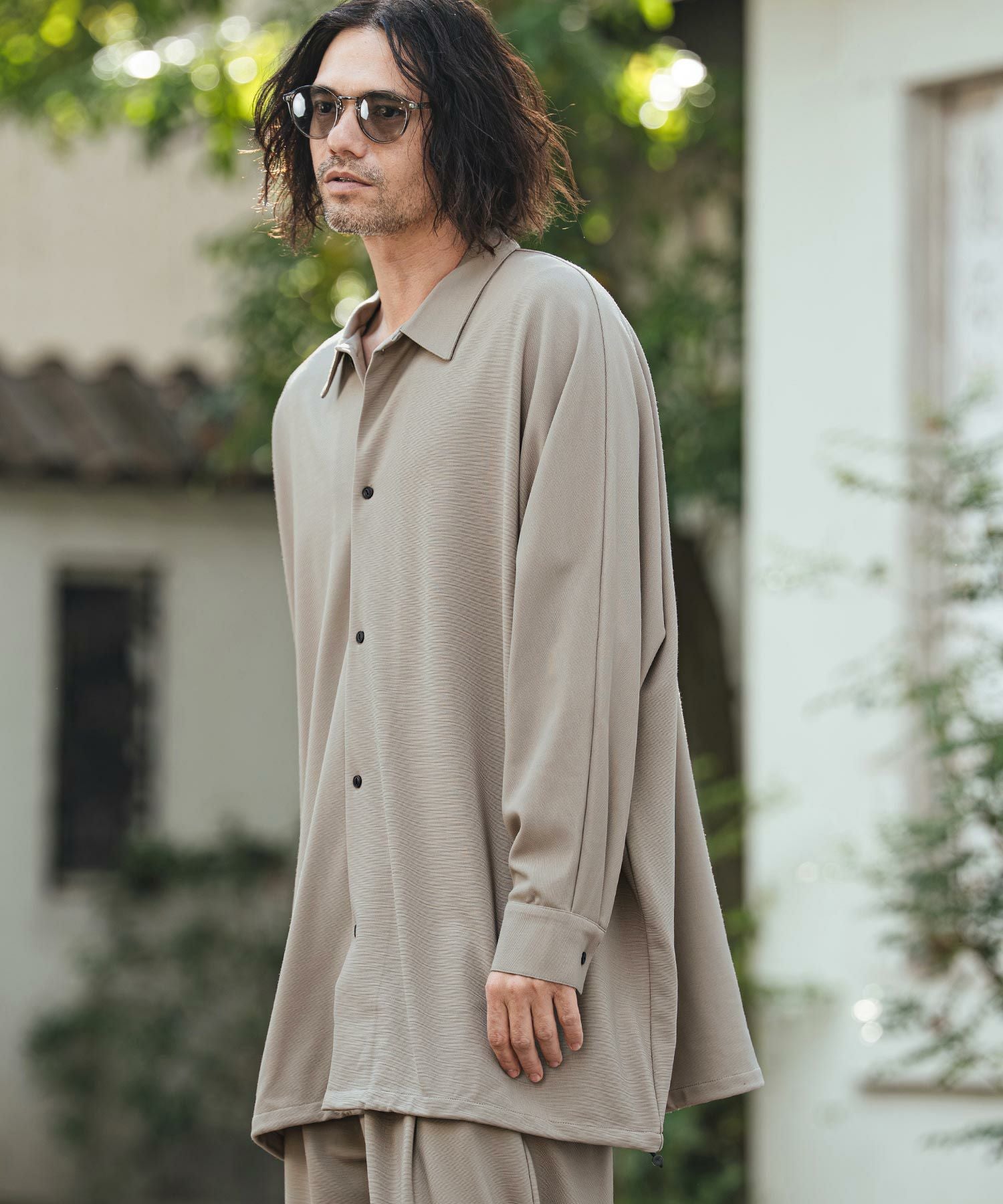 CAMBIO(カンビオ)】Ripple Dolman Sleeve Shirts ドルマンスリーブ