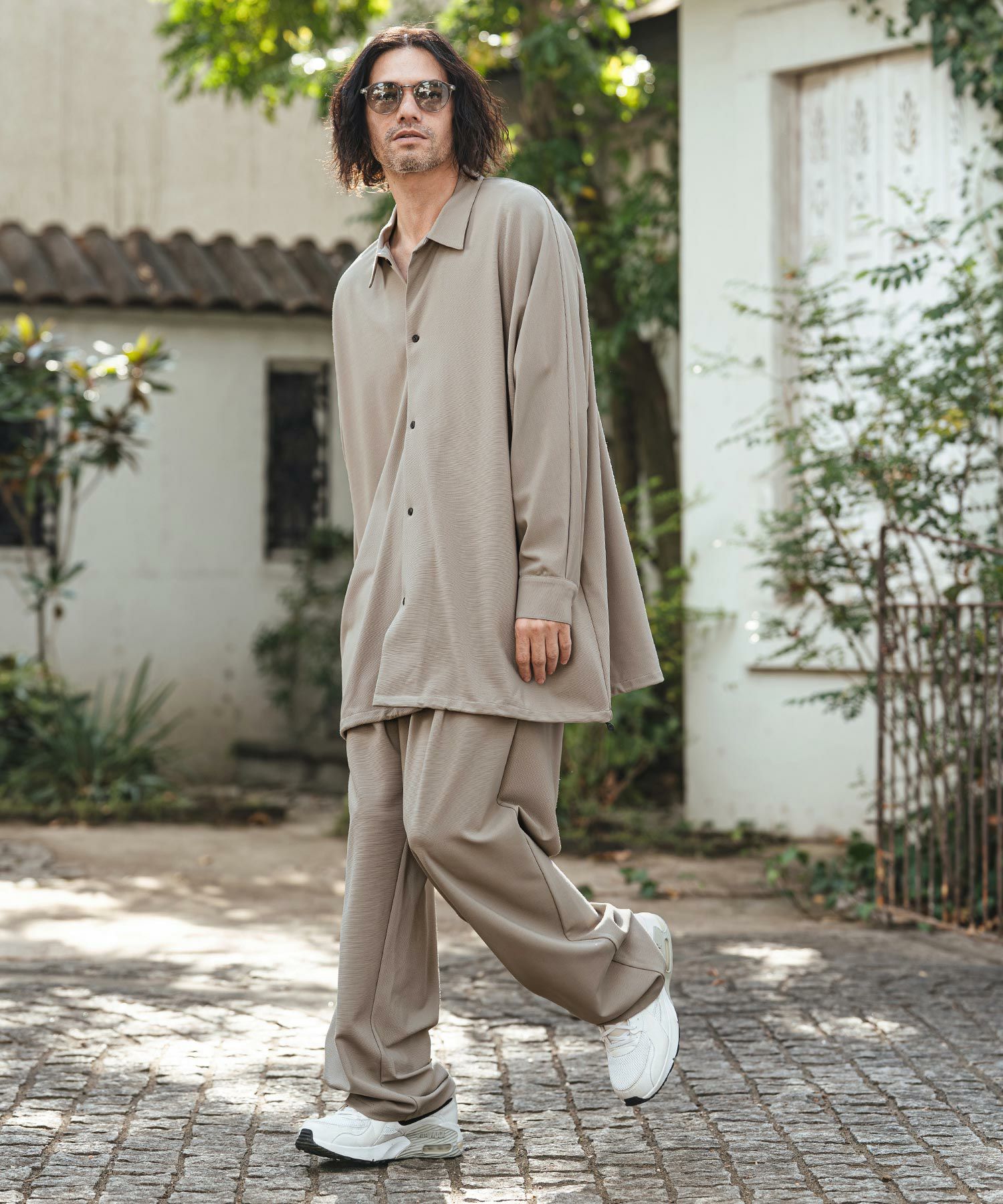 CAMBIO(カンビオ)】Ripple Dolman Sleeve Shirts ドルマンスリーブ
