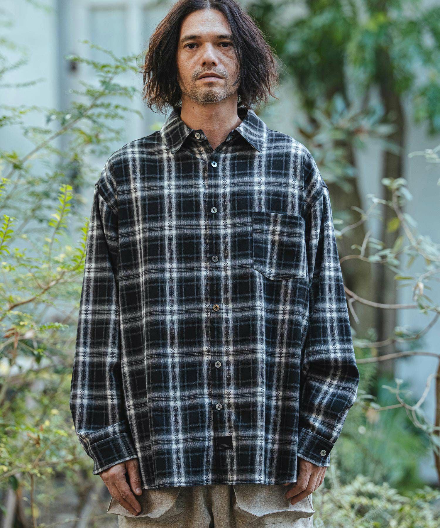CAMBIO(カンビオ)】Jacquard Ombre Check Shirts オンブレチェック CAMBIO(カンビオ)】Jacquard Ombre Check Shirts オンブレチェック