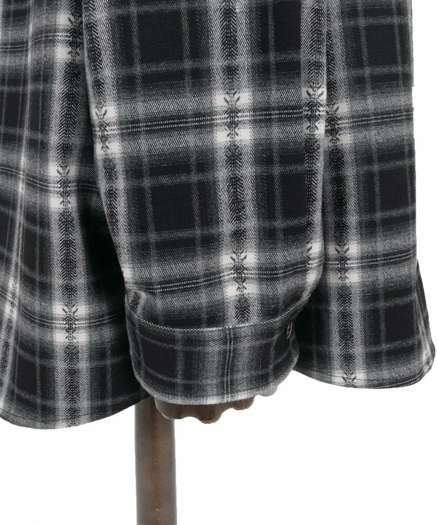 CAMBIO(カンビオ)】Jacquard Ombre Check Shirts オンブレチェック