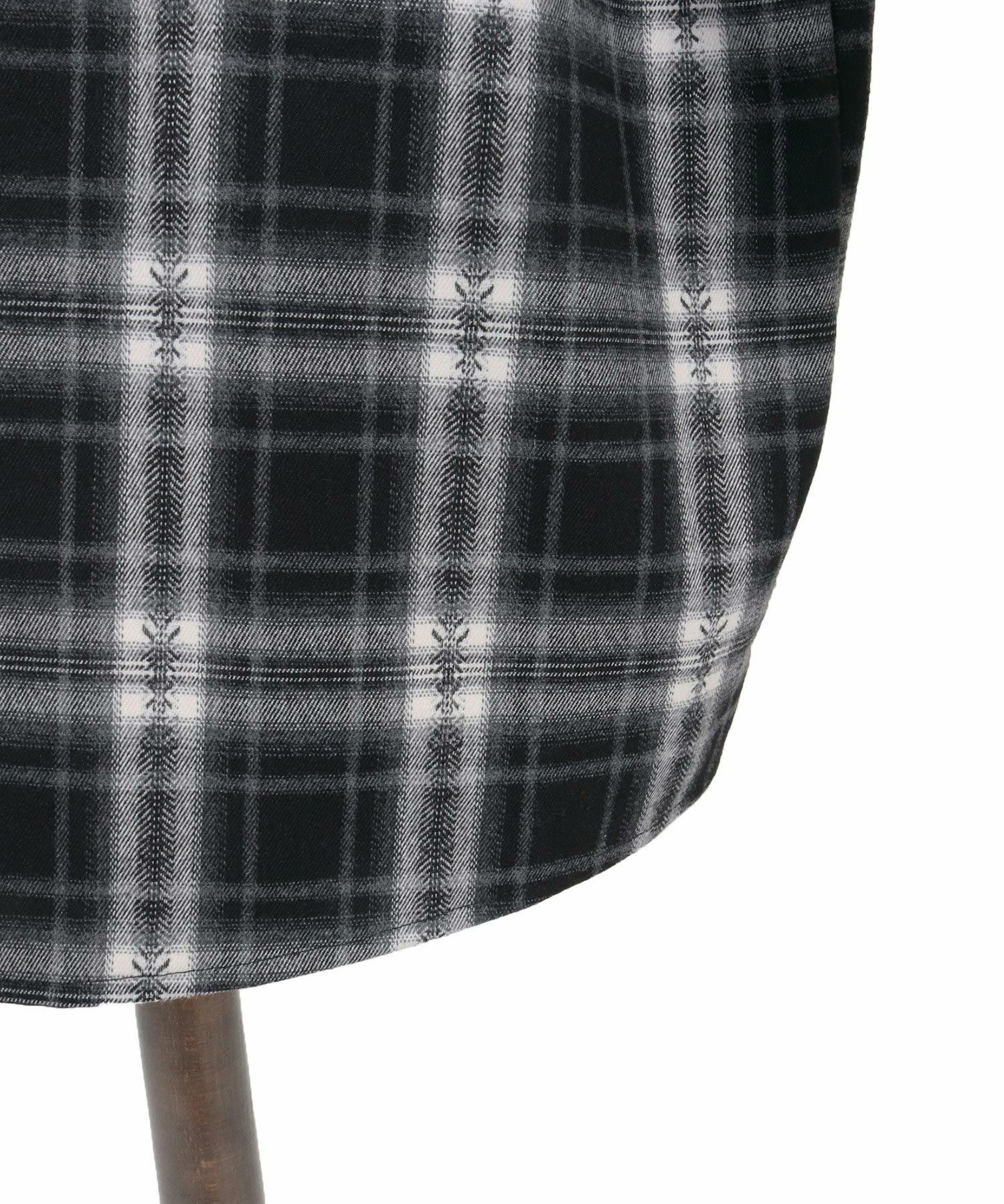CAMBIO(カンビオ)】Jacquard Ombre Check Shirts オンブレチェック