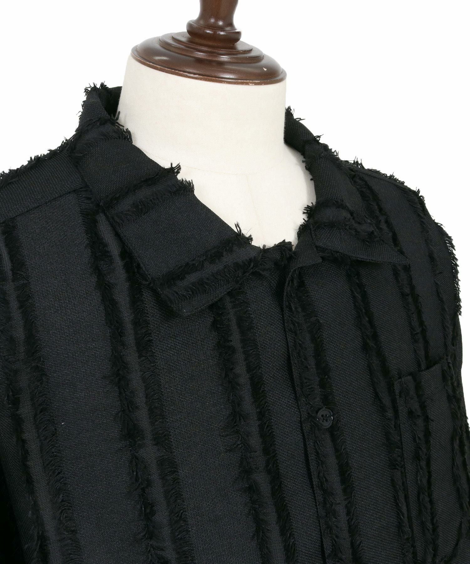 CAMBIO(カンビオ)】Fringe Stripe Shirts ストライプシャツ(PF-261-010