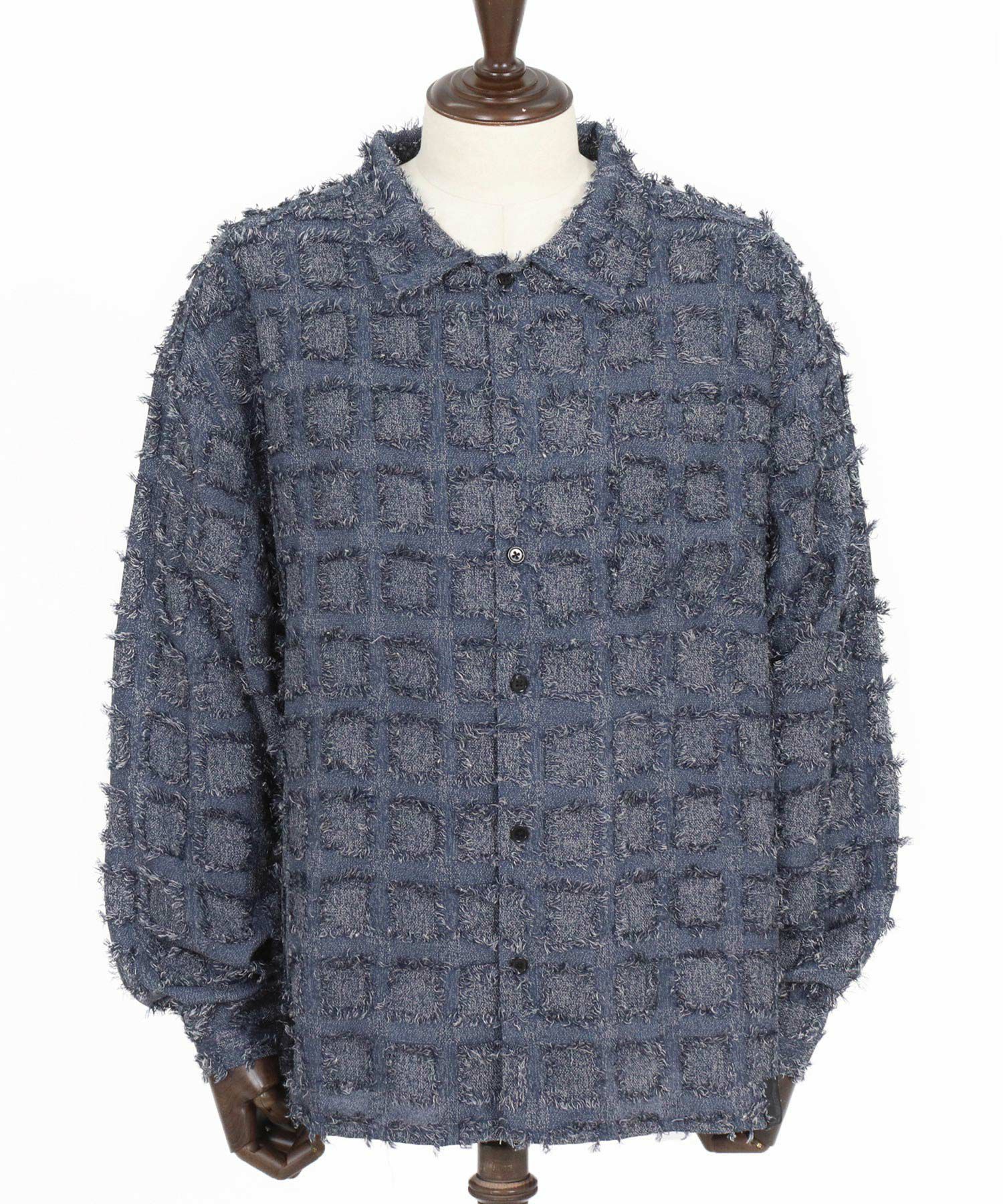 mrc様 CAMBIO(カンビオ)】Fringe Check Shirts フリンジチェックシャツ(PF