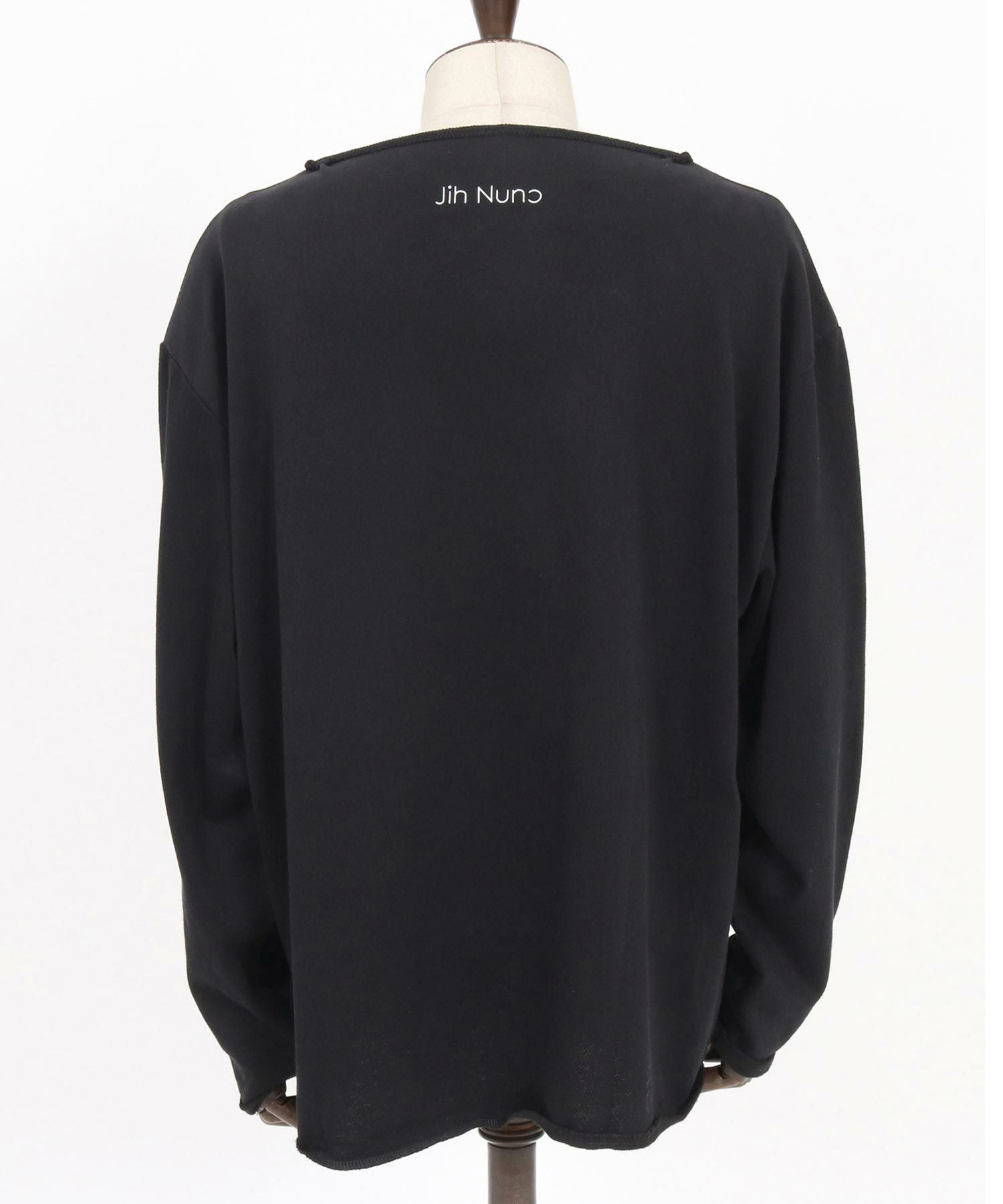 Jih Nunc(ジーヌンク)】オーガニックコットンカットオフ裏毛スウェット