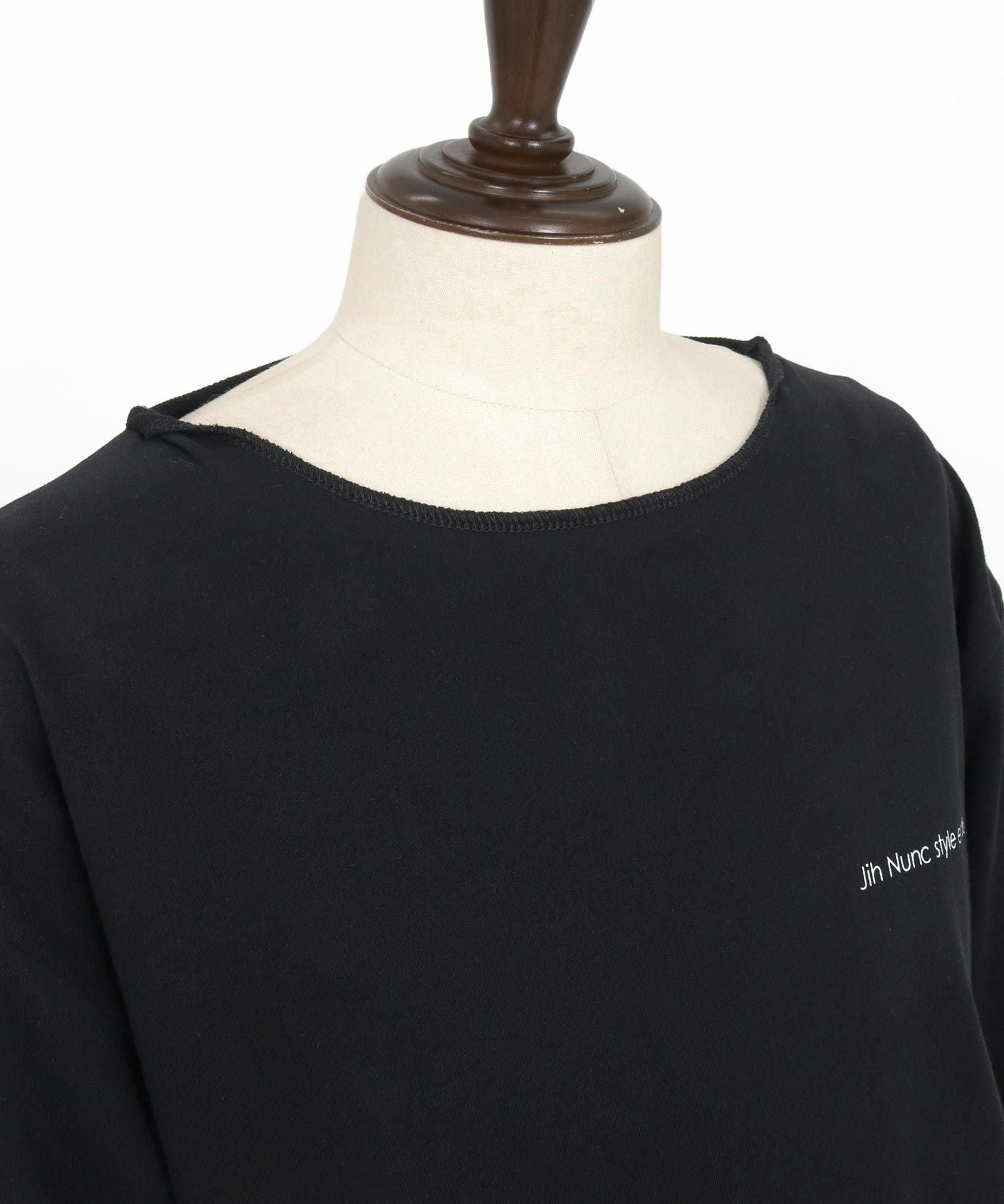 Jih Nunc(ジーヌンク)】オーガニックコットンカットオフ裏毛スウェット