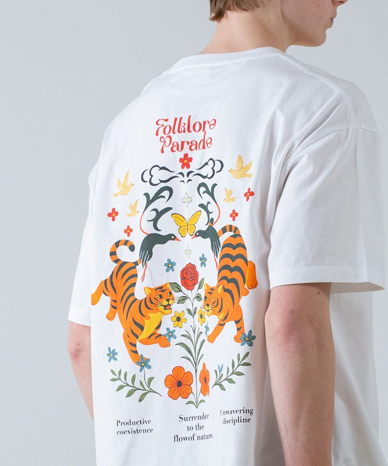 rehacer(レアセル)】Flower Parade Wide TEE Tシャツ(88262000005