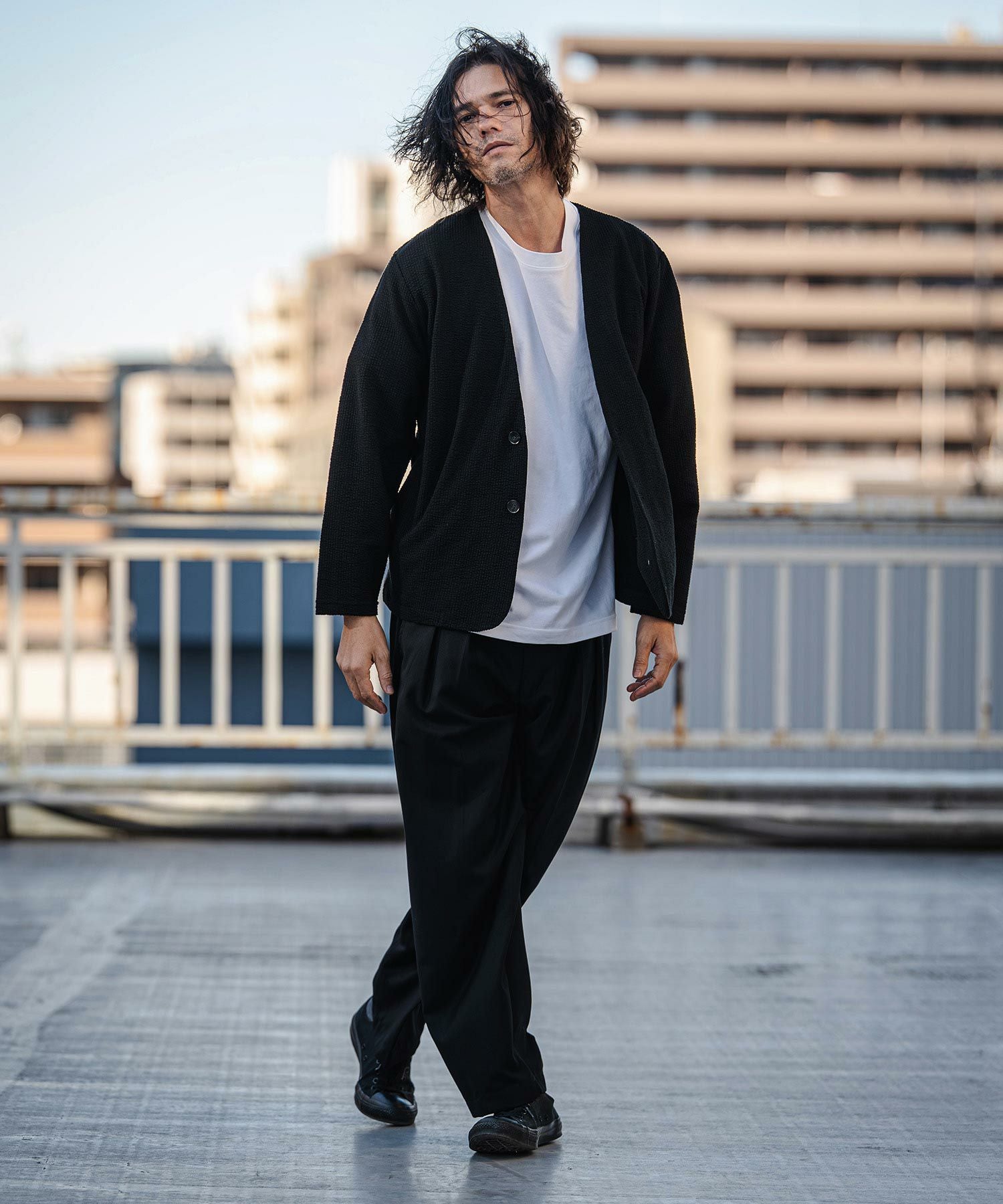 CAMBIO(カンビオ)】TR Two Tuck Pants テーパードパンツ(AI-261-009