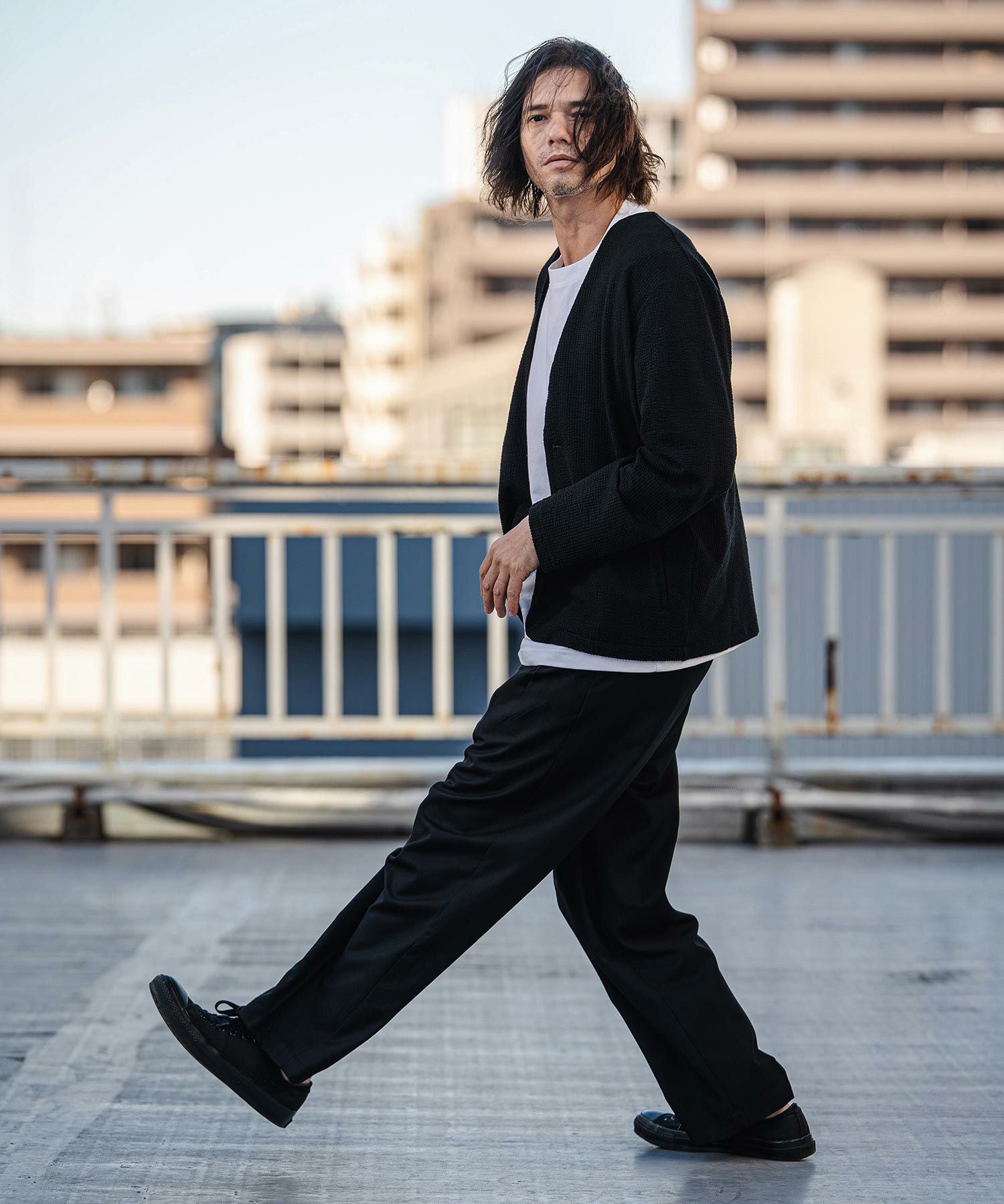 CAMBIO(カンビオ)】TR Two Tuck Pants テーパードパンツ(AI-261-009